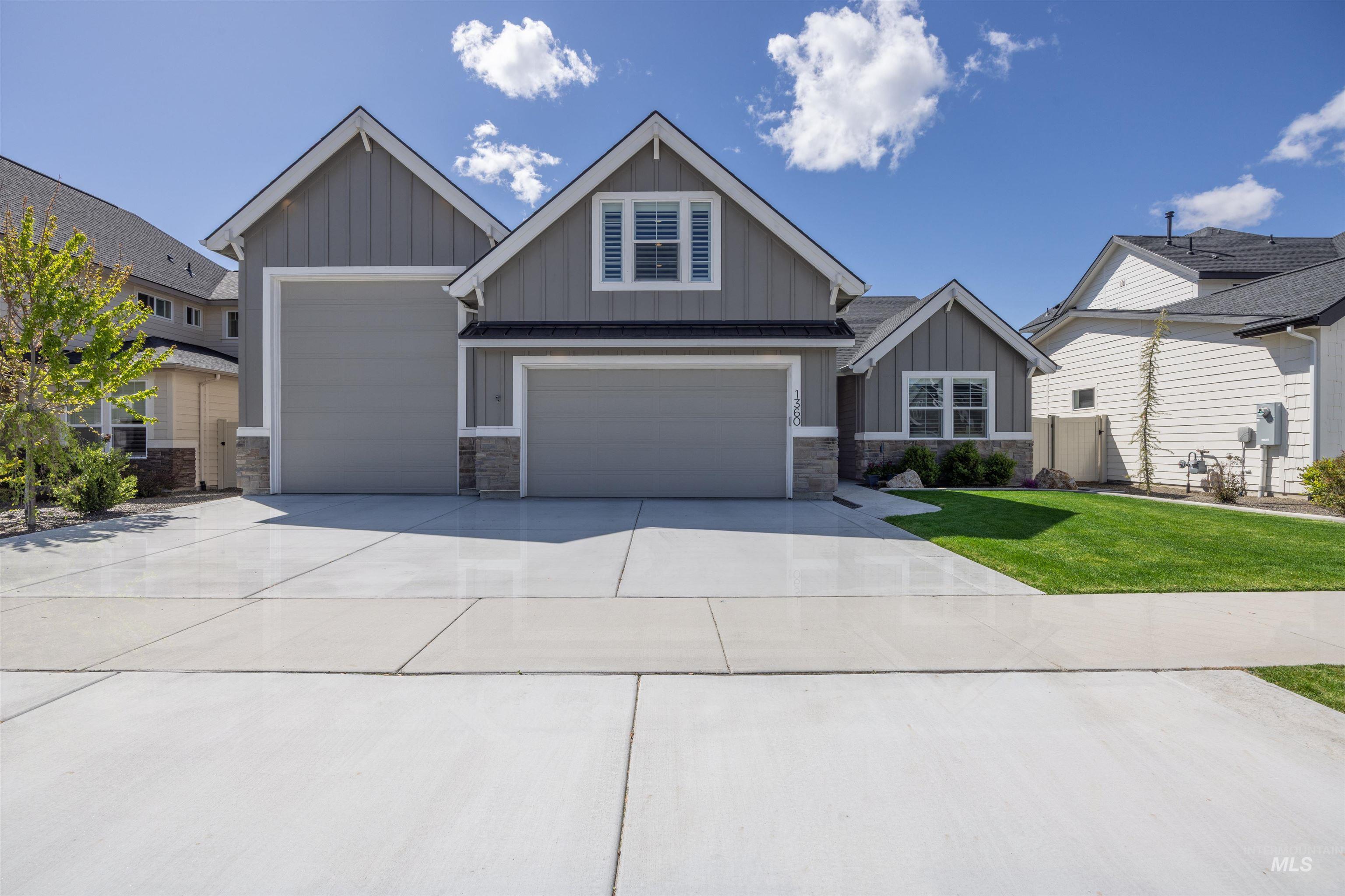 1360 E Azan St, Meridian, Idaho 83646-7725, 3 Bedrooms, 3 Bathrooms, Residential For Sale, Price $889,777, 98983609
