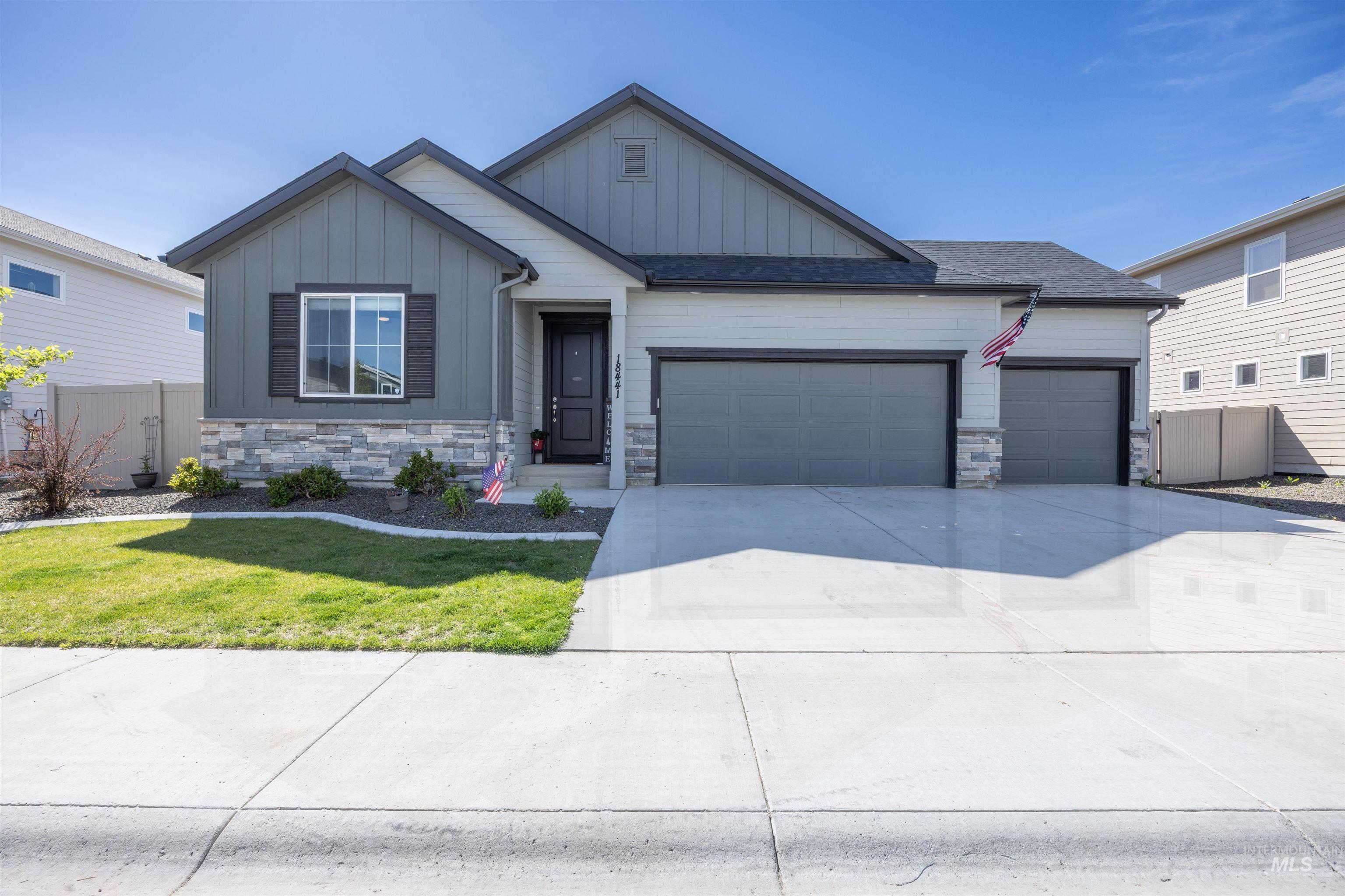 18441 N Moon Flower Ave, Nampa, Idaho 83687, 3 Bedrooms, 2 Bathrooms, Residential For Sale, Price $574,900, 98983637