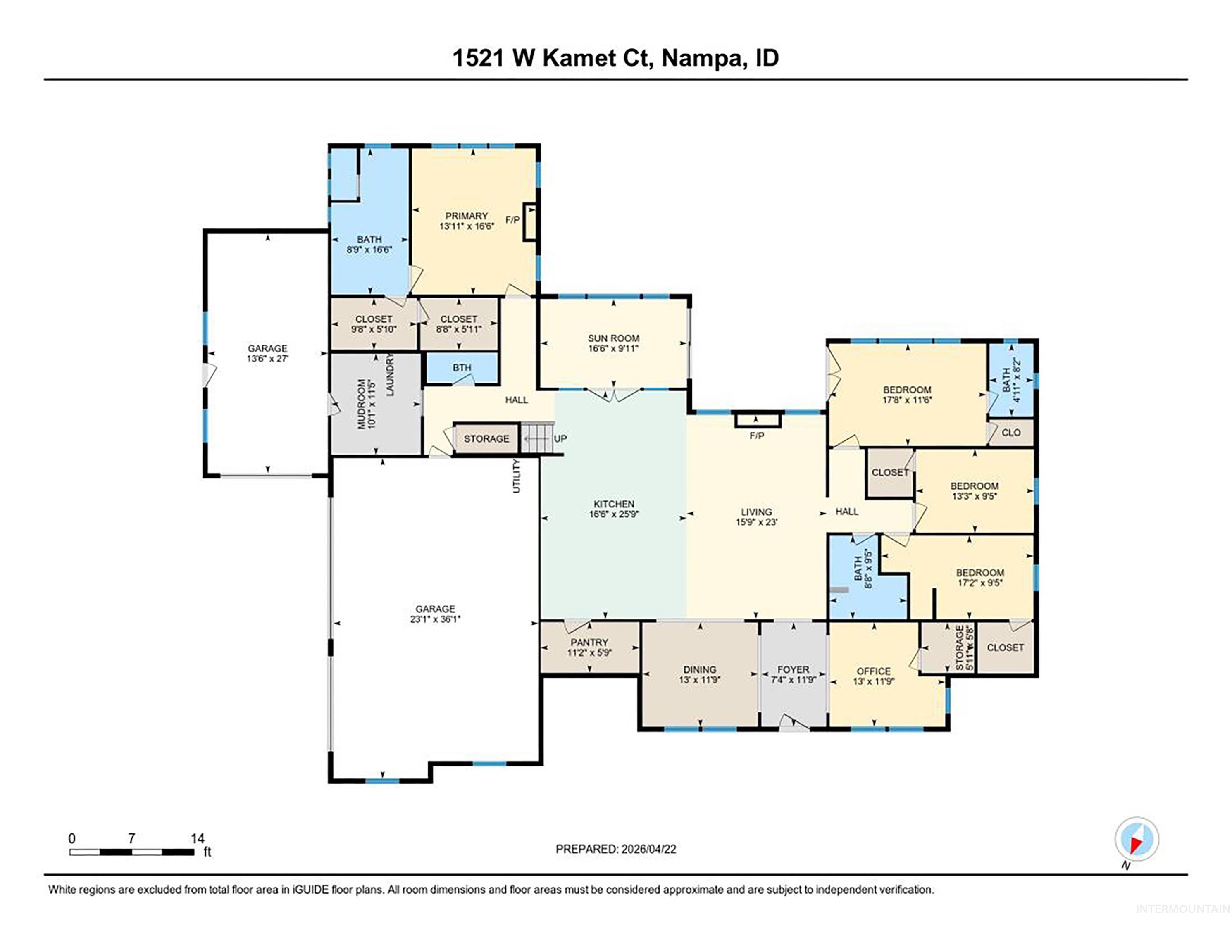 1521 W Kamet Ct, Nampa, Idaho 83686, 4 Bedrooms, 4.5 Bathrooms, Residential For Sale, Price $1,450,000,MLS 98983684