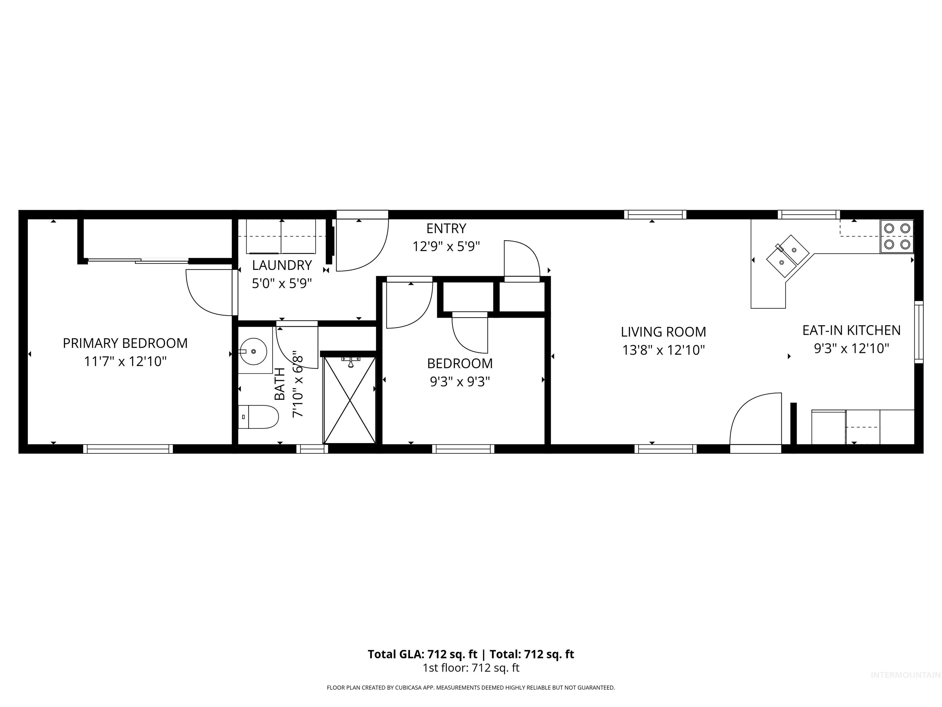 2510 Powderhorn Pl, Caldwell, Idaho 83605, 2 Bedrooms, 1 Bathroom, Residential For Sale, Price $95,000,MLS 98983735