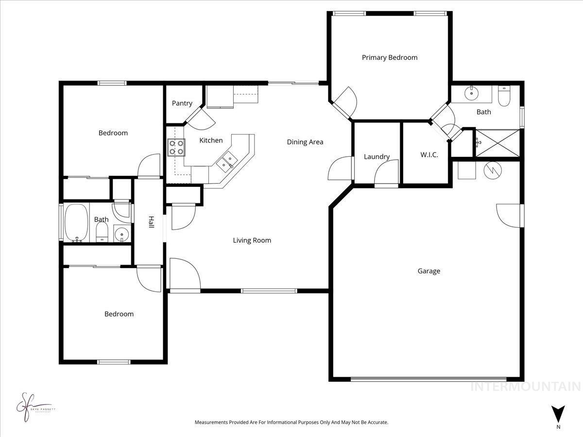421 Silver Pheasant Ave., Twin Falls, Idaho 83301, 3 Bedrooms, 2 Bathrooms, Residential For Sale, Price $324,900,MLS 98983899
