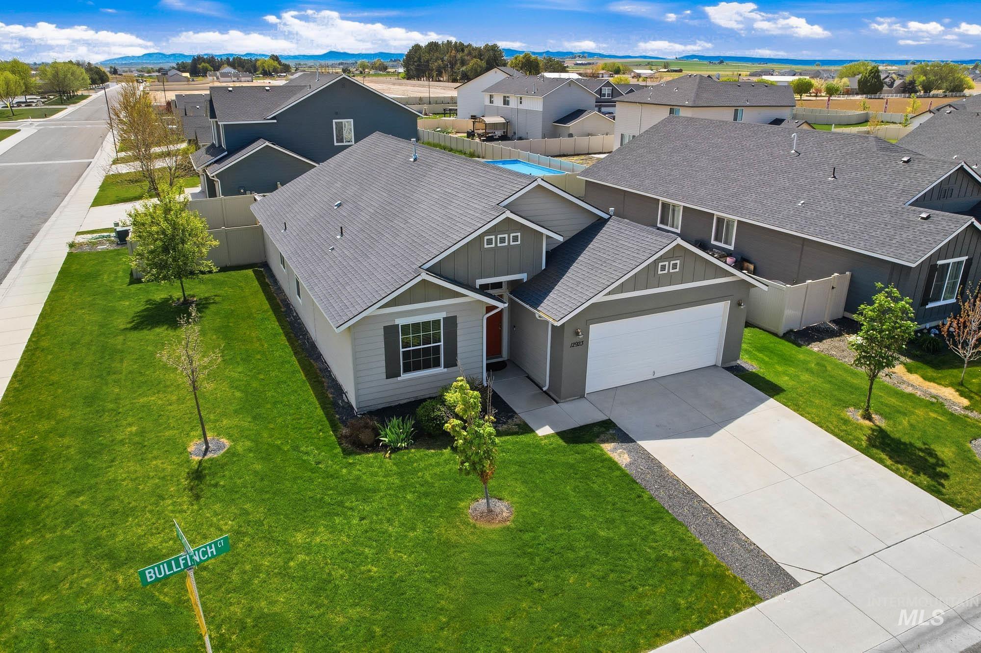 12923 Bullfinch Ct, Nampa, Idaho 83651-5304, 3 Bedrooms, 2 Bathrooms, Residential For Sale, Price $394,950, 98983953