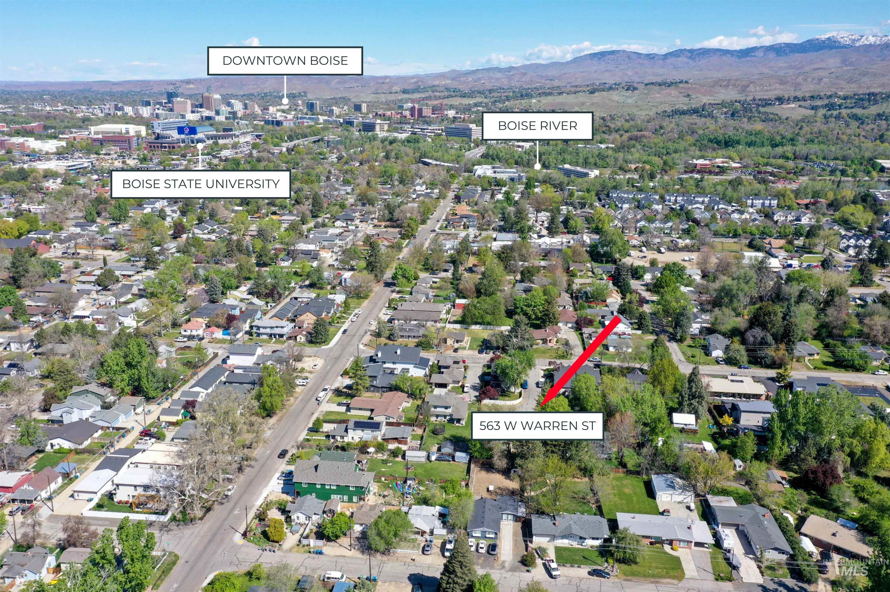 563 W Warren St., Boise, Idaho 83706, 4 Bedrooms, 2 Bathrooms, Residential For Sale, Price $535,000,MLS 98984014
