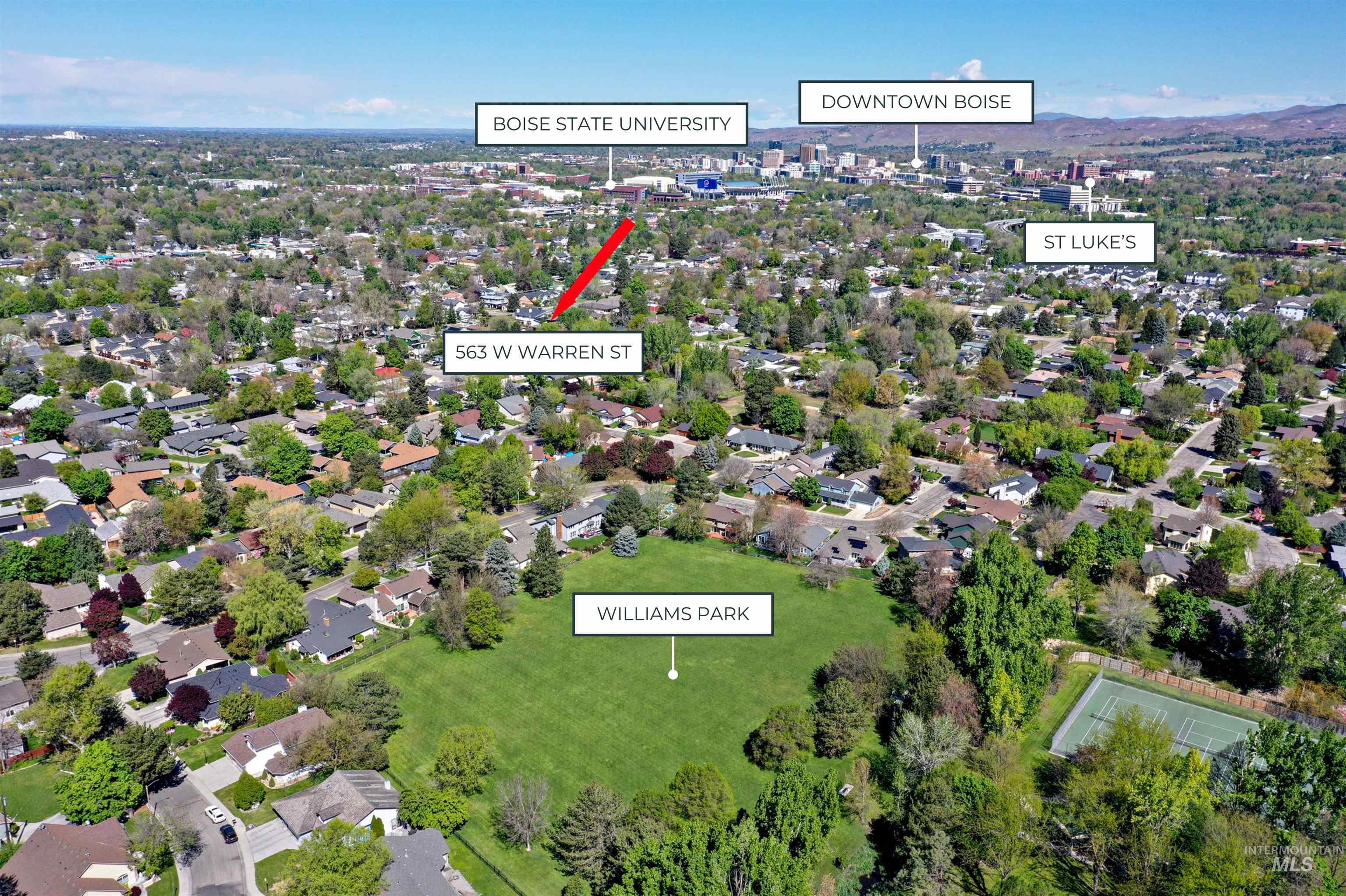 563 W Warren St., Boise, Idaho 83706, 4 Bedrooms, 2 Bathrooms, Residential For Sale, Price $535,000,MLS 98984014