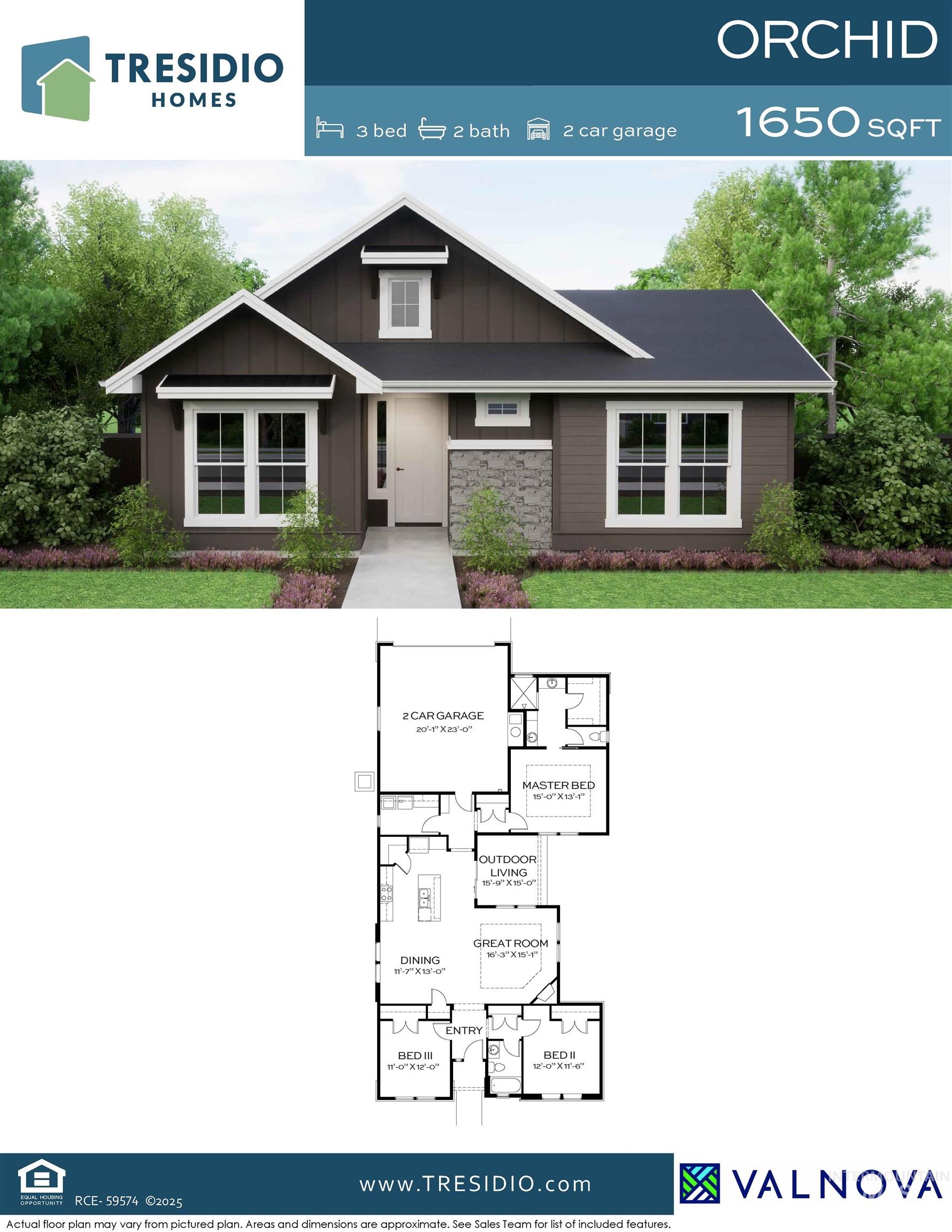 6422 N Barholm Ln, Eagle, Idaho 83616, 3 Bedrooms, 2 Bathrooms, Residential For Sale, Price $584,880,MLS 98984041