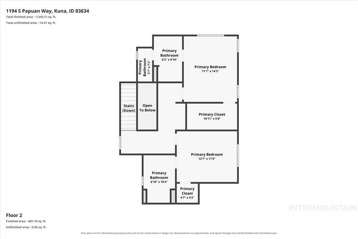 1194 S Papuan Way, Kuna, Idaho 83634, 3 Bedrooms, 3 Bathrooms, Residential For Sale, Price $535,000,MLS 98984113