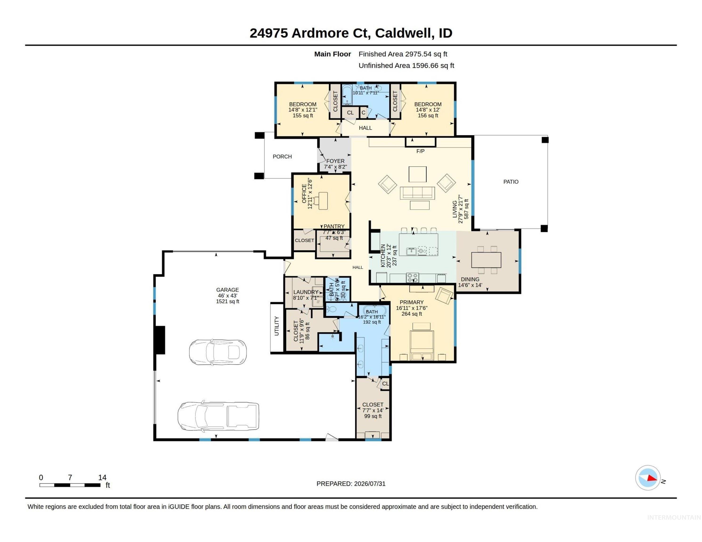 24975 Ardmore Ct, Caldwell, Idaho 83607, 4 Bedrooms, 2.5 Bathrooms, Residential For Sale, Price $1,225,000, 98984172