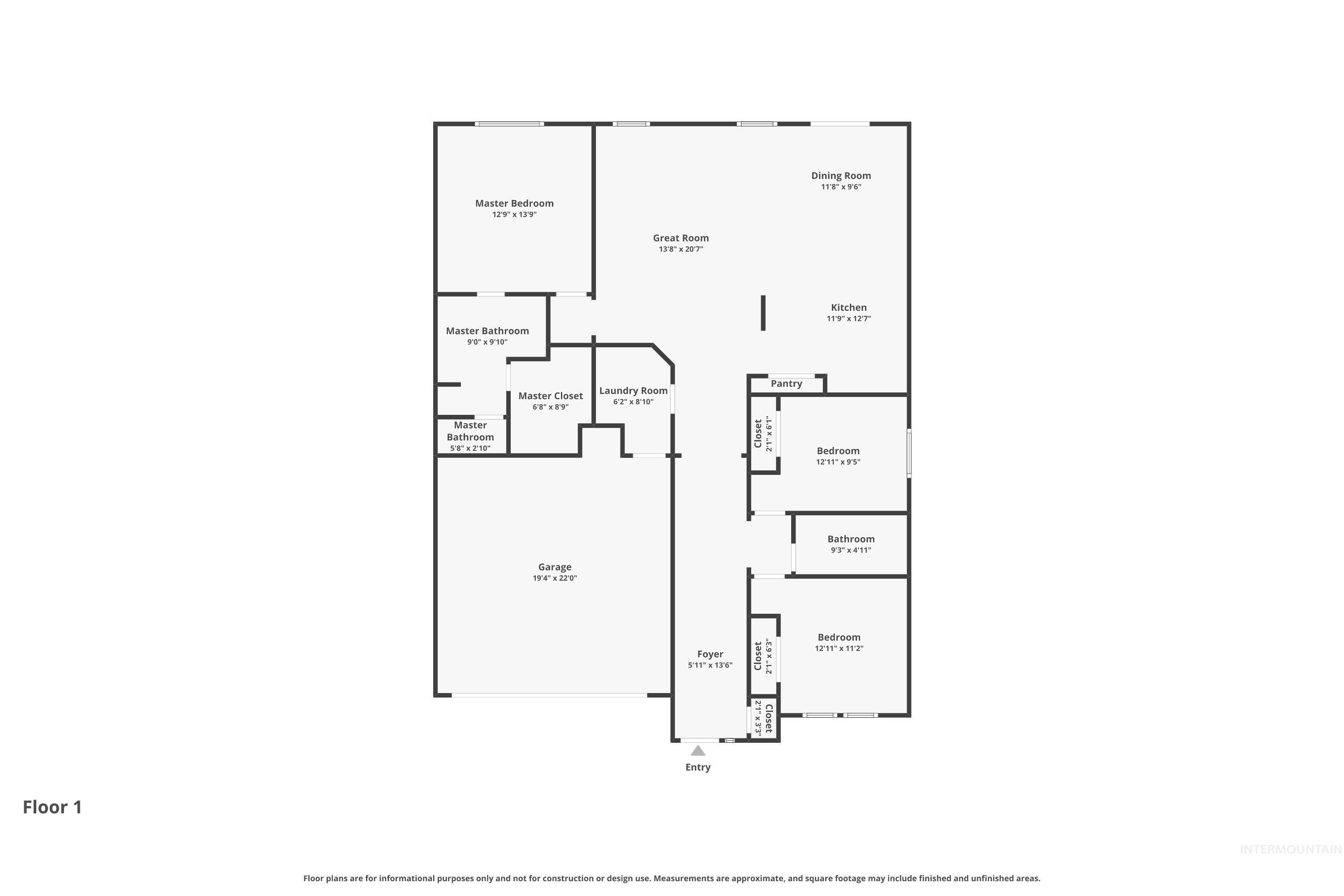 4797 E Grassway Dr, Nampa, Idaho 83686, 3 Bedrooms, 2 Bathrooms, Residential For Sale, Price $422,000,MLS 98984175