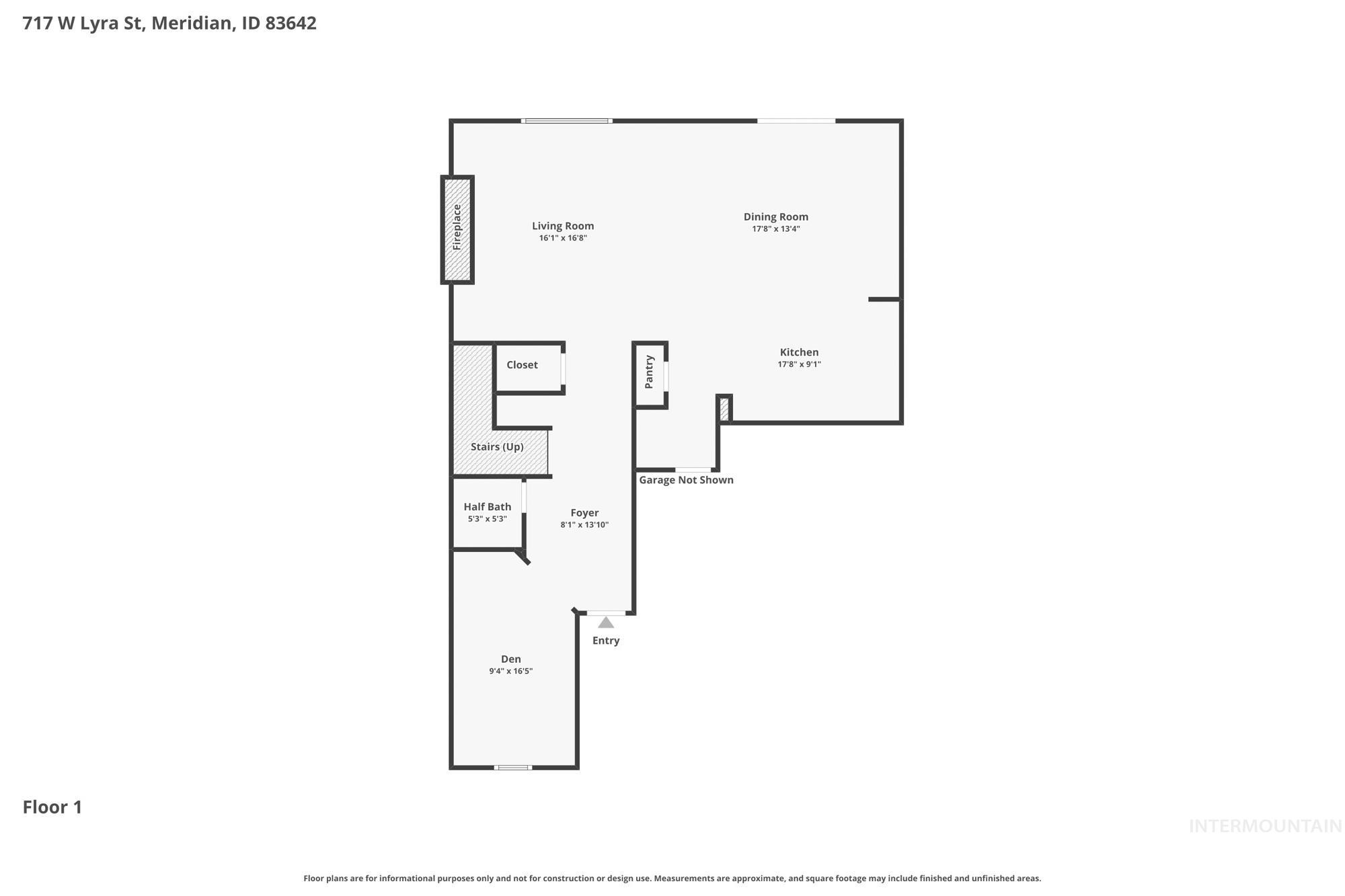 717 W Lyra St, Meridian, Idaho 83642, 4 Bedrooms, 2.5 Bathrooms, Residential For Sale, Price $599,900, 98984200