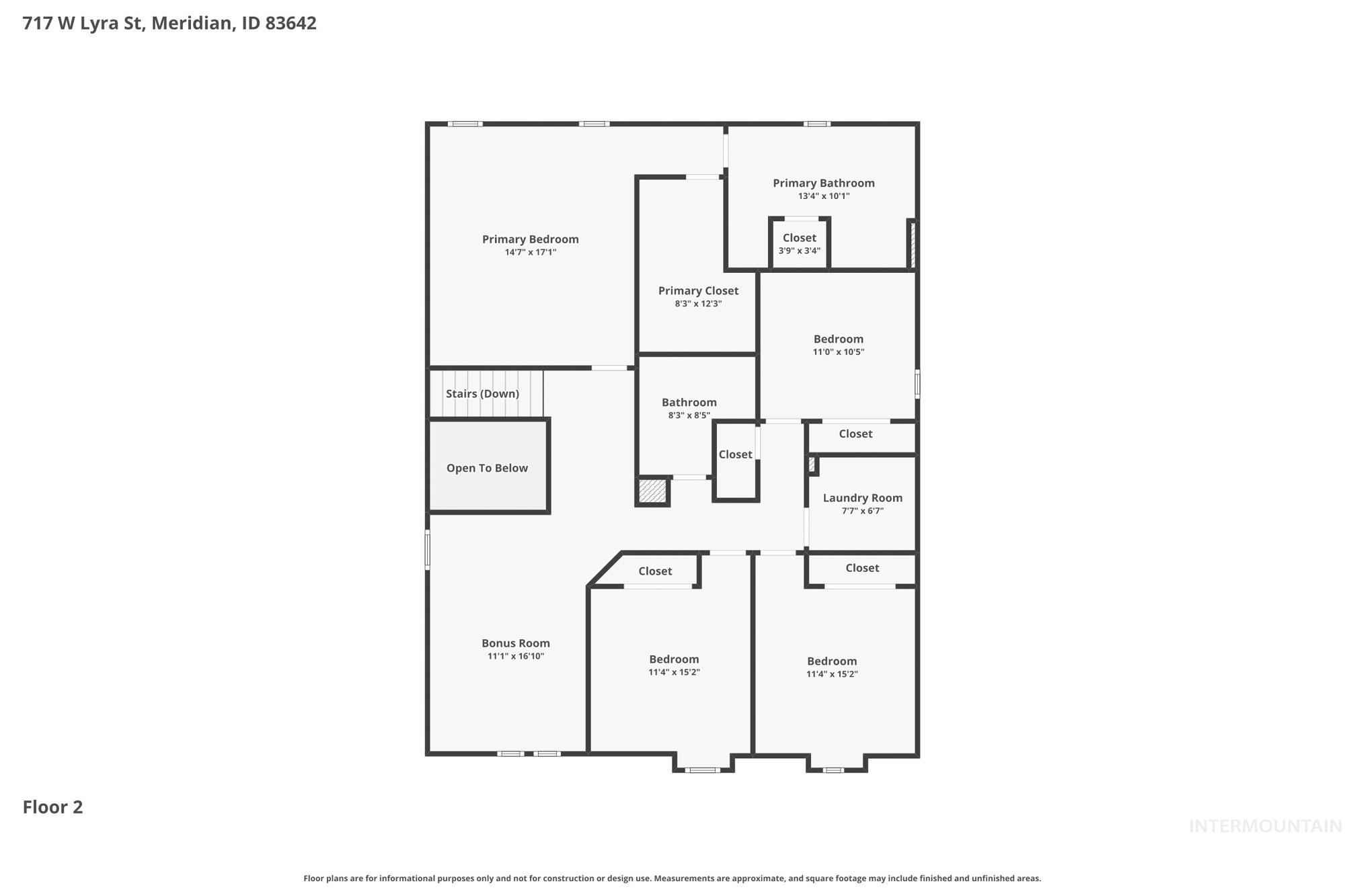 717 W Lyra St, Meridian, Idaho 83642, 4 Bedrooms, 2.5 Bathrooms, Residential For Sale, Price $599,900, 98984200