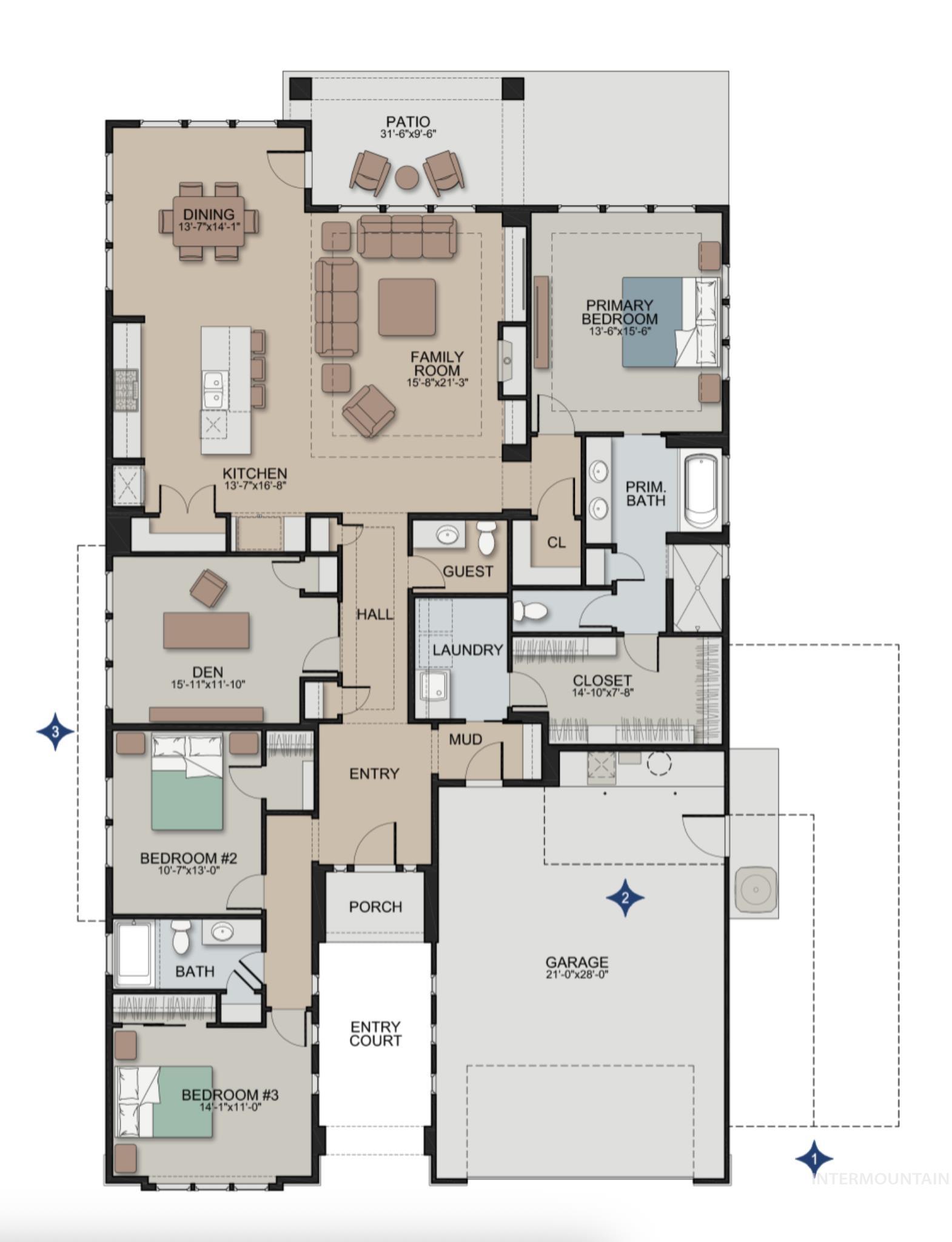 1788 N Highbury Way, Eagle, Idaho 83616, 3 Bedrooms, 2.5 Bathrooms, Residential For Sale, Price $880,000, 98984211