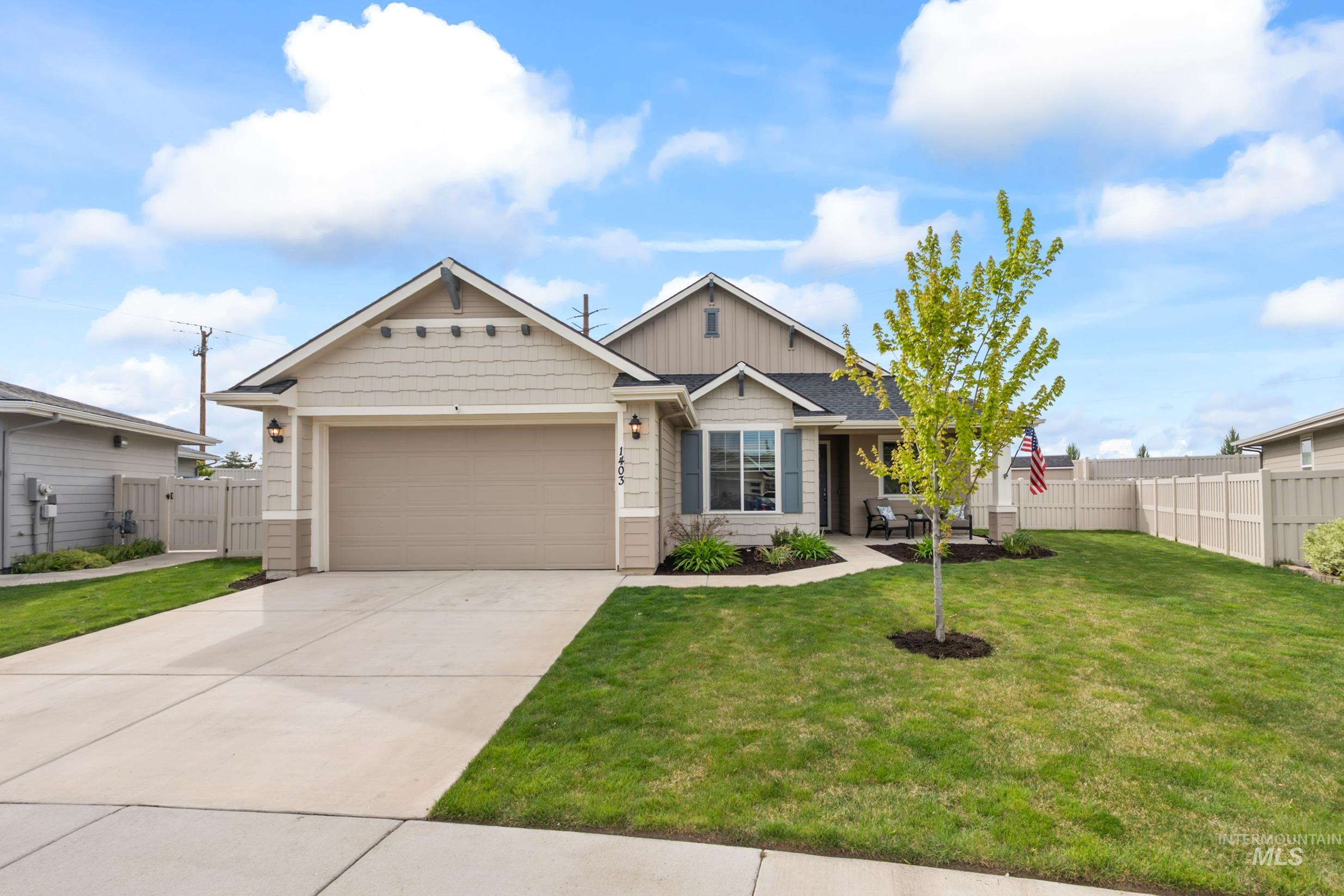 1403 N N Concha Ct., Middleton, Idaho 83644, 3 Bedrooms, 2 Bathrooms, Residential For Sale, Price $569,000, 98984284