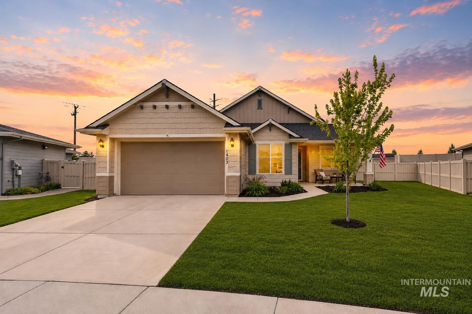 1403 N N Concha Ct., Middleton, Idaho 83644, 3 Bedrooms, 2 Bathrooms, Residential For Sale, Price $524,900, 98984284