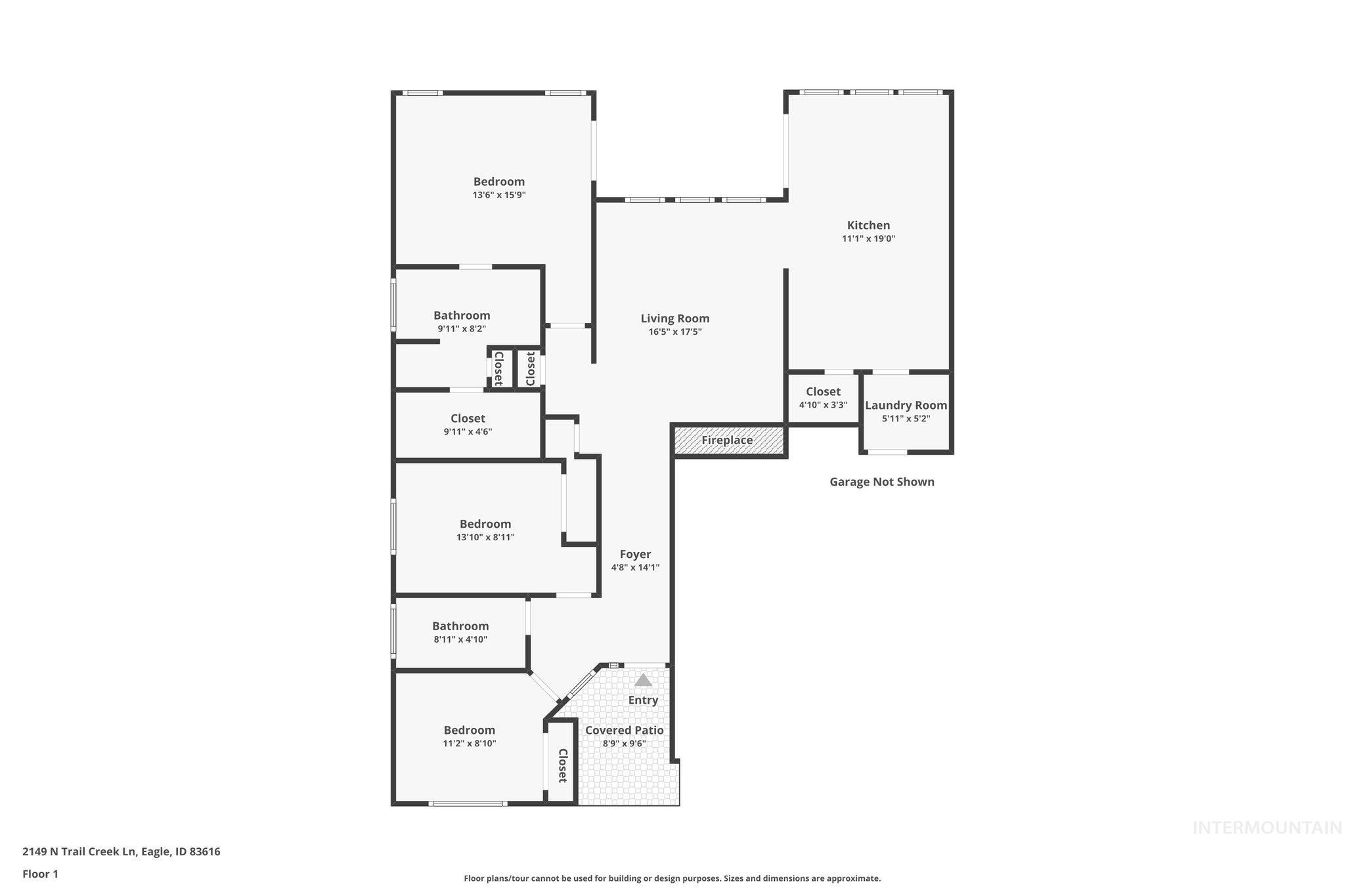 2149 N Trail Creek Ln, Eagle, Idaho 83616, 3 Bedrooms, 2 Bathrooms, Residential For Sale, Price $495,000, 98984288