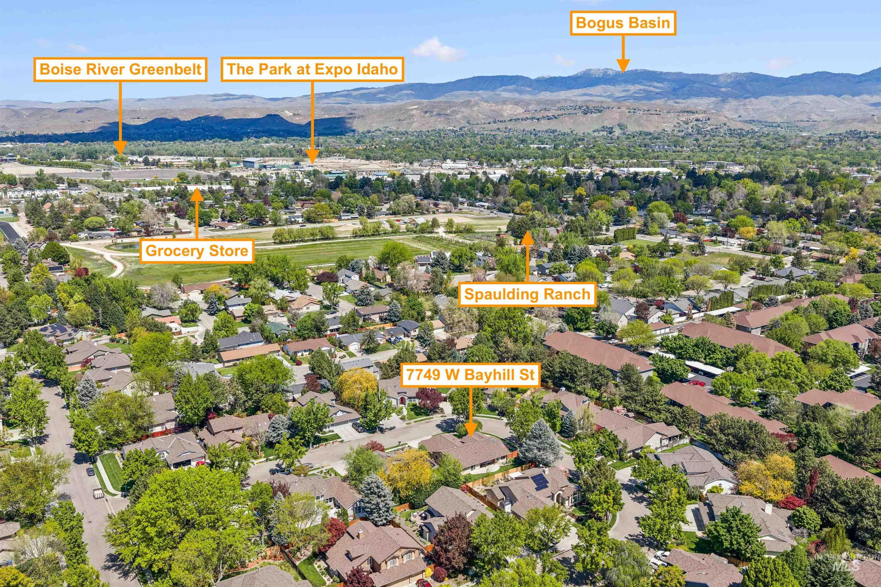 7749 W Bayhill St., Boise, Idaho 83704-0704, 4 Bedrooms, 2 Bathrooms, Residential For Sale, Price $625,000, 98984494