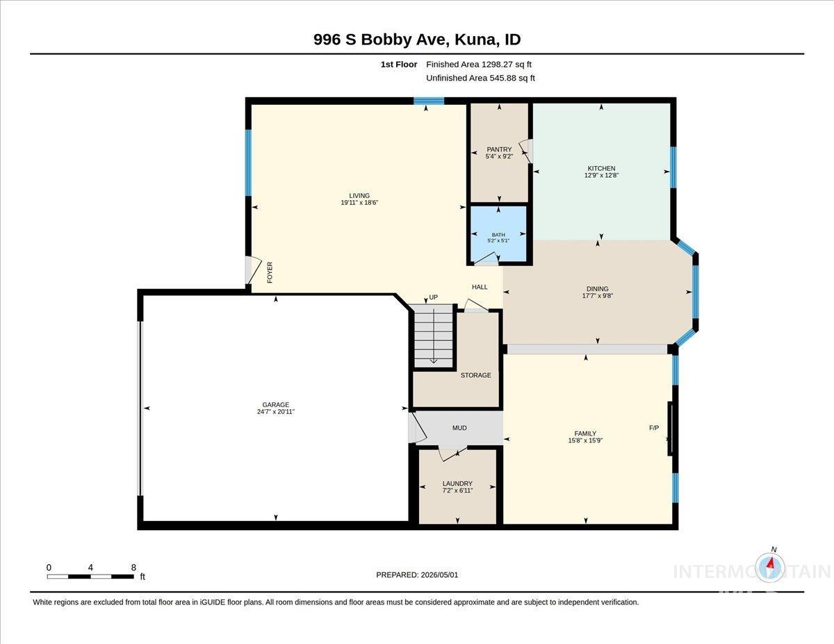 996 S Bobby, Kuna, Idaho 83634, 4 Bedrooms, 2.5 Bathrooms, Residential For Sale, Price $489,000, 98984561