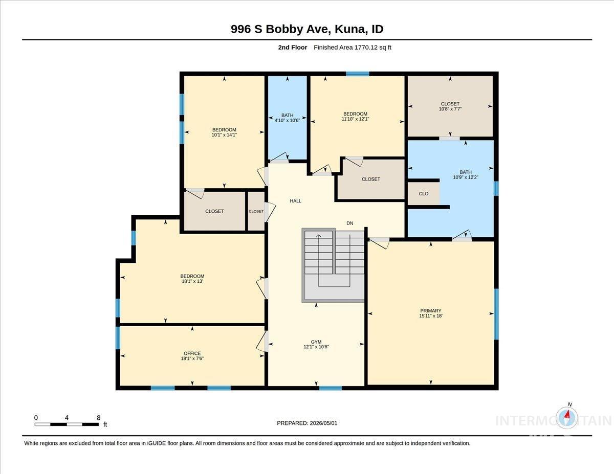 996 S Bobby, Kuna, Idaho 83634, 4 Bedrooms, 2.5 Bathrooms, Residential For Sale, Price $489,000, 98984561