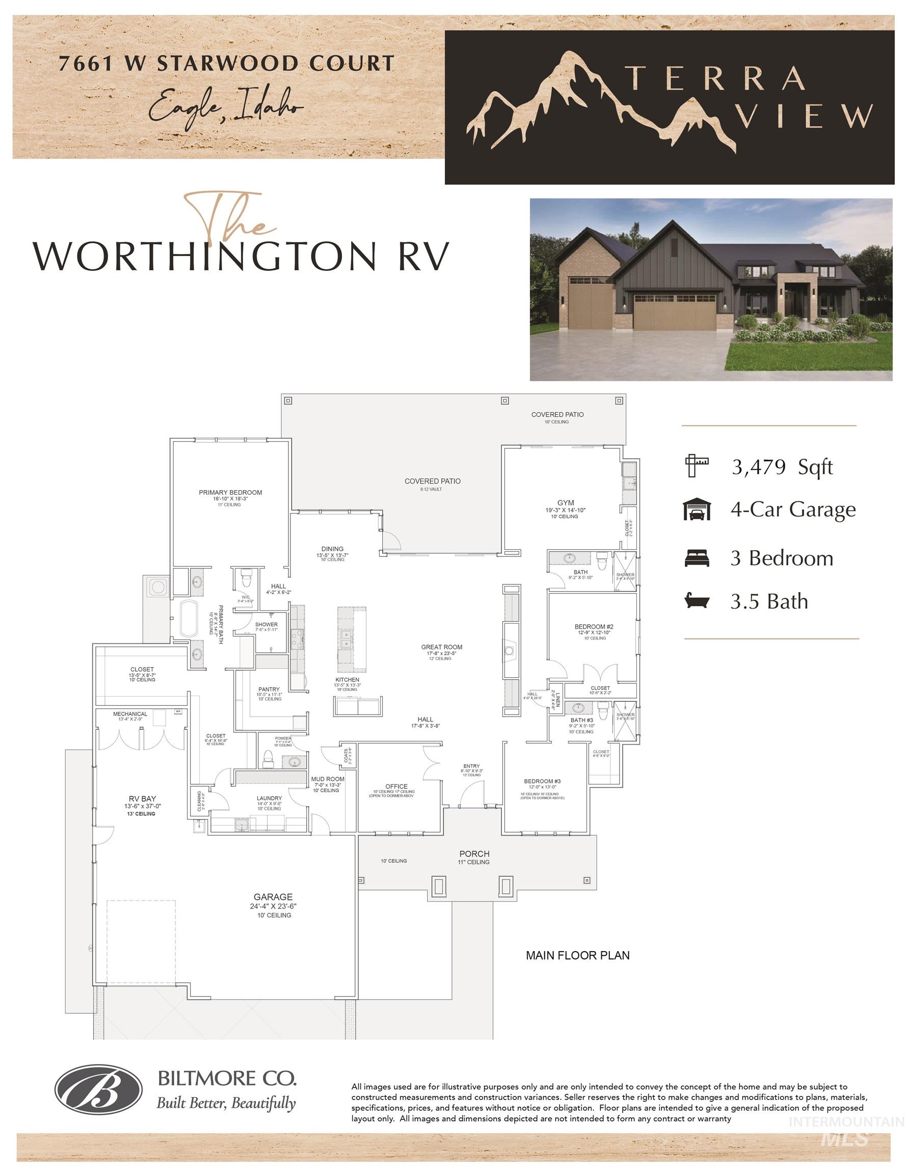 7661 W Starwood Ct, Eagle, Idaho 83616, 4 Bedrooms, 3.5 Bathrooms, Residential For Sale, Price $1,999,900, 98984583