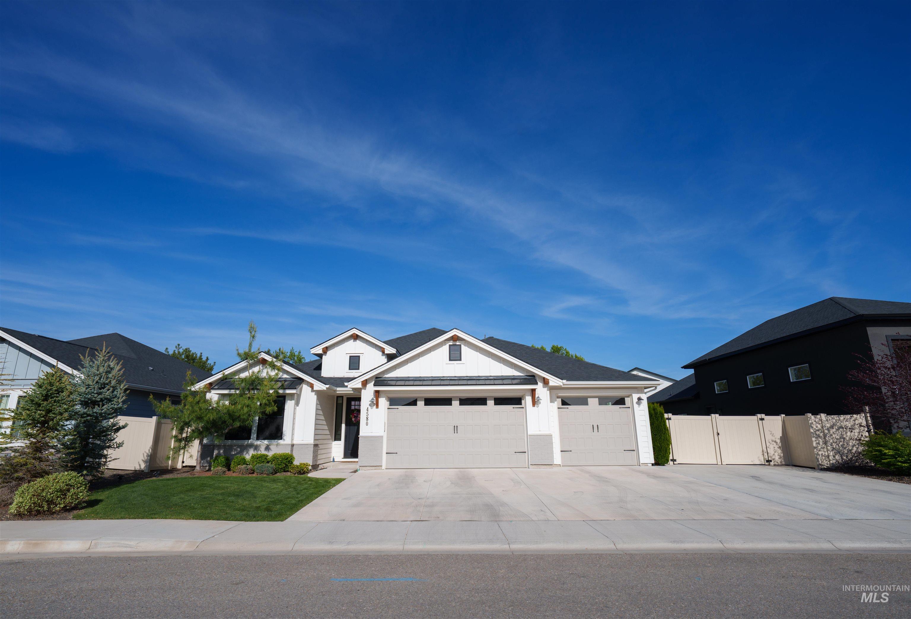 4580 N Bryce Canyon Ave, Meridian, Idaho 83646, 3 Bedrooms, 2 Bathrooms, Residential For Sale, Price $720,000,MLS 98984682