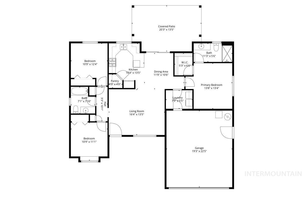 2290 Vista Ave, Payette, Idaho 83661, 3 Bedrooms, 2 Bathrooms, Residential For Sale, Price $339,500, 98984796
