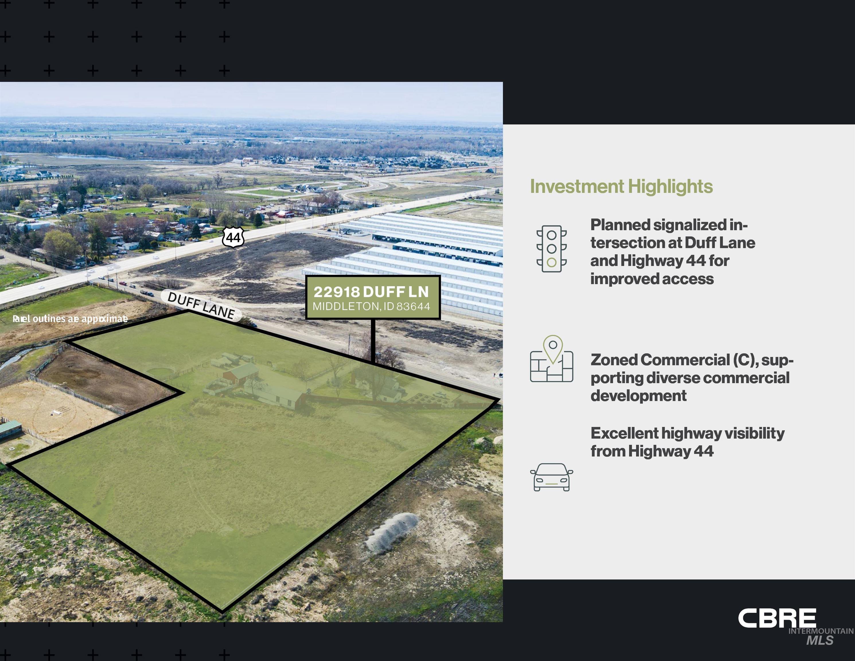 22918 Duff Lane, Middleton, Idaho 83644, Land For Sale, Price $1,500,000, 98984797