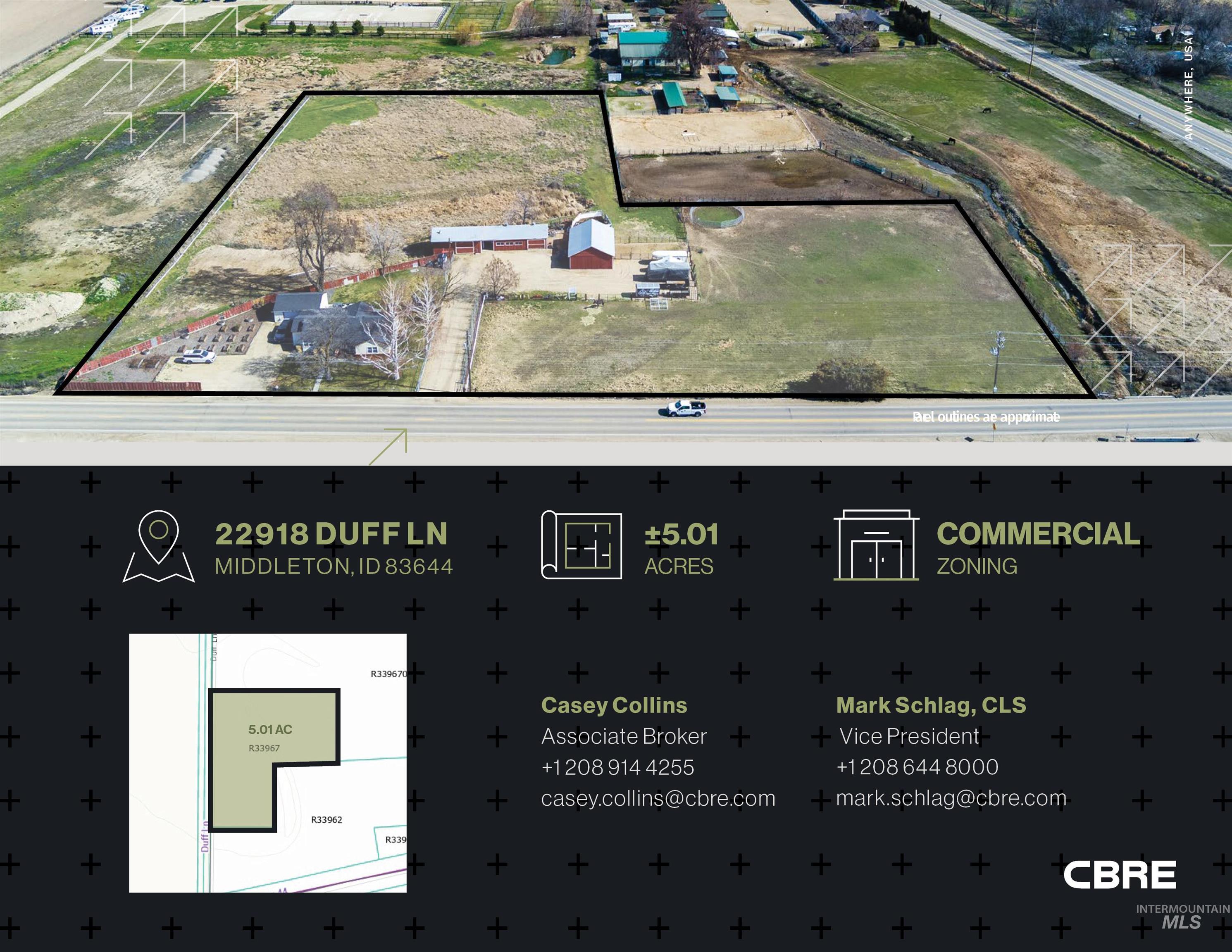 22918 Duff Lane, Middleton, Idaho 83644, Land For Sale, Price $1,500,000, 98984797
