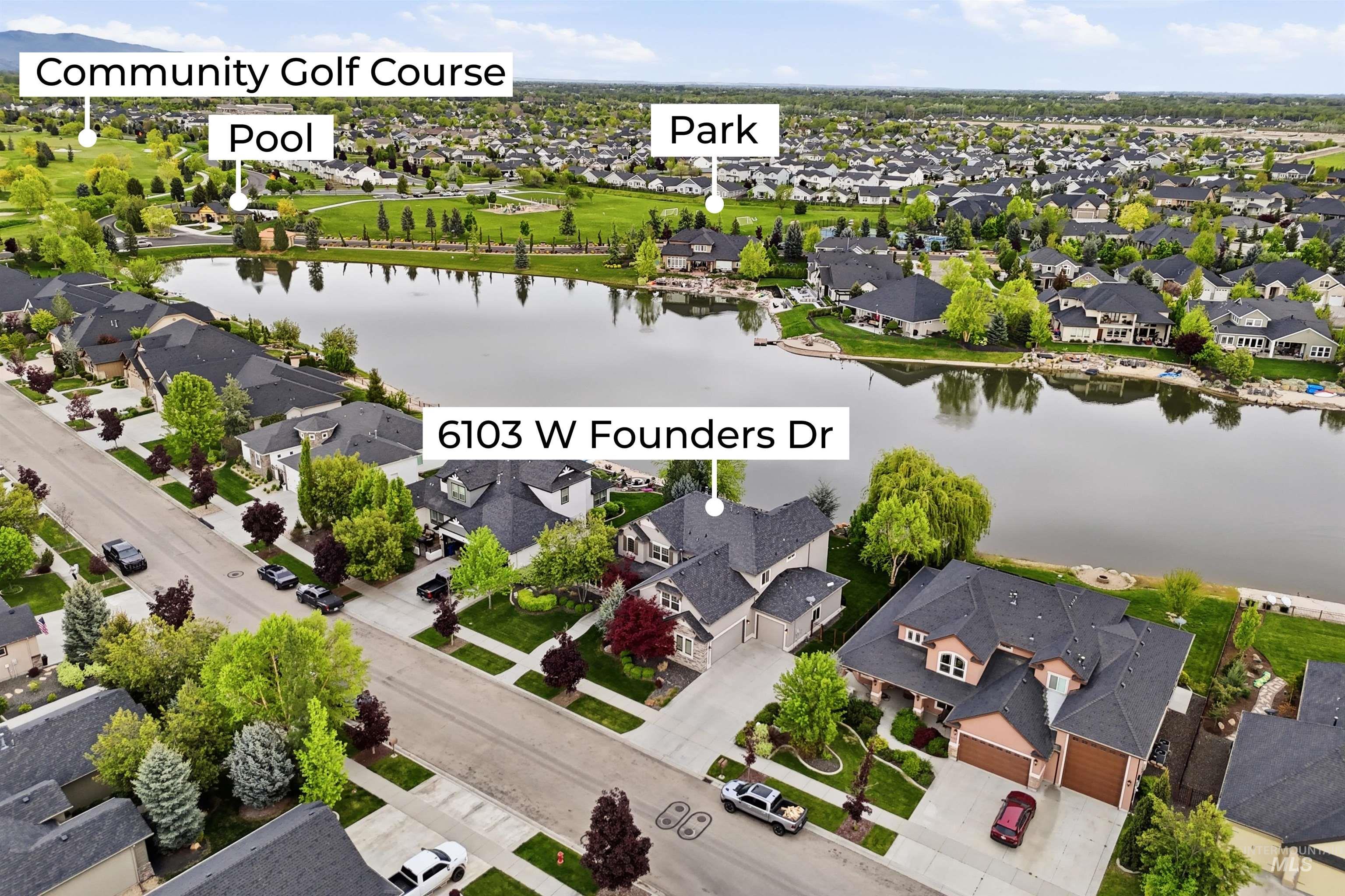 6103 W Founders Dr., Eagle, Idaho 83616, 4 Bedrooms, 3.5 Bathrooms, Residential For Sale, Price $1,699,000,MLS 98985011
