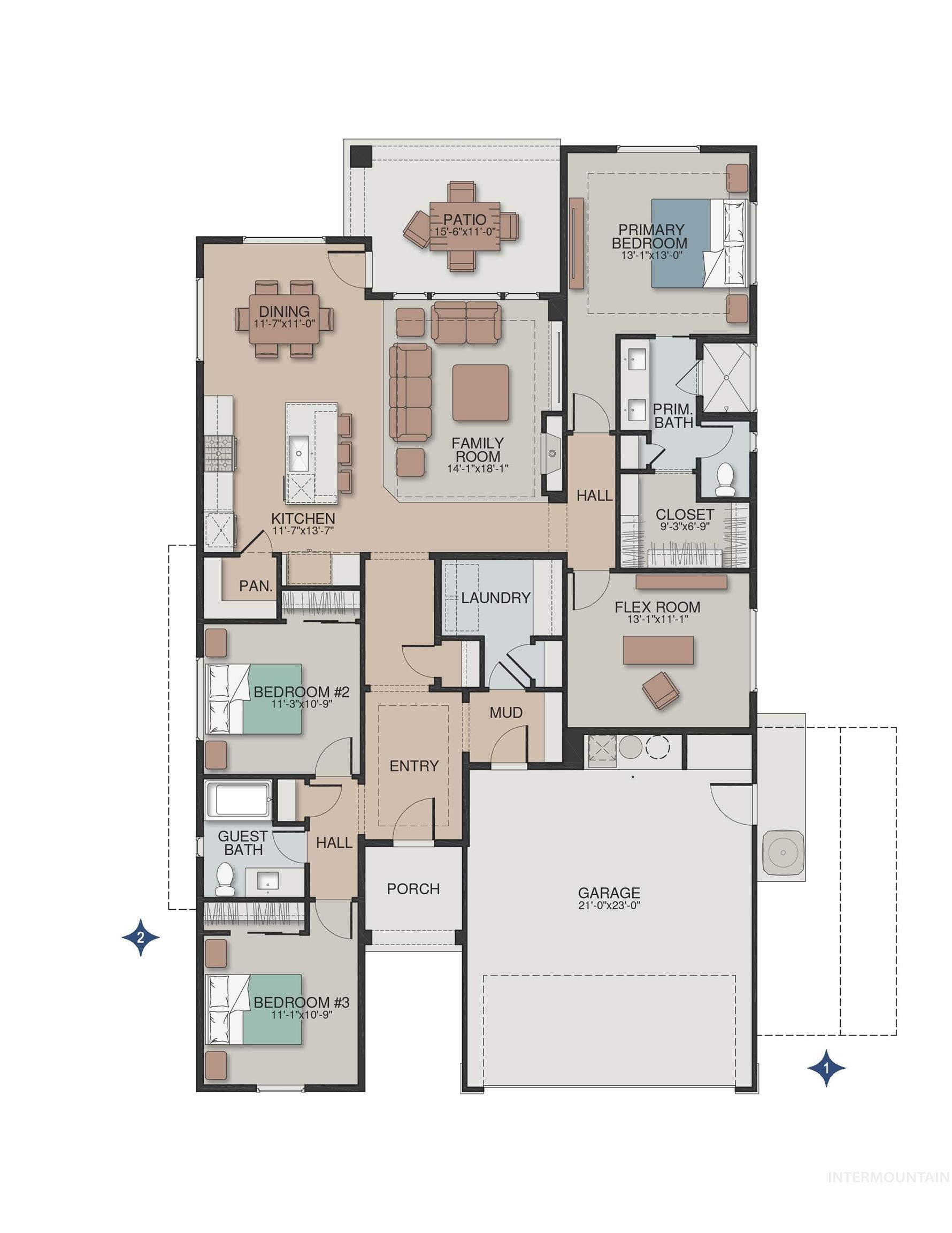 824 E Escalation St, Meridian, Idaho 83642, 3 Bedrooms, 2 Bathrooms, Residential For Sale, Price $649,900,MLS 98985021
