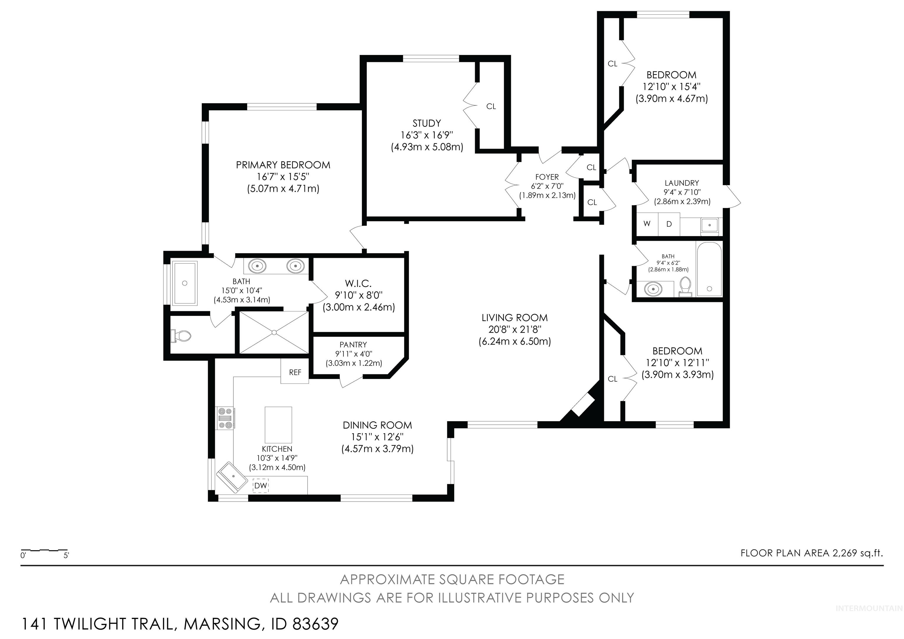 141 Twilight Trail, Marsing, Idaho 83639, 4 Bedrooms, 2 Bathrooms, Residential For Sale, Price $975,000, 98985031