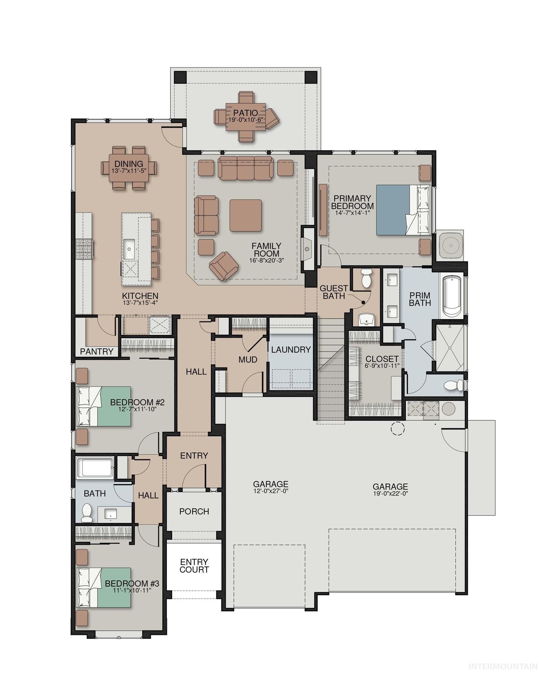2541 E Tenzing Dr, Meridian, Idaho 83642, 3 Bedrooms, 3.5 Bathrooms, Residential For Sale, Price $774,900,MLS 98985034