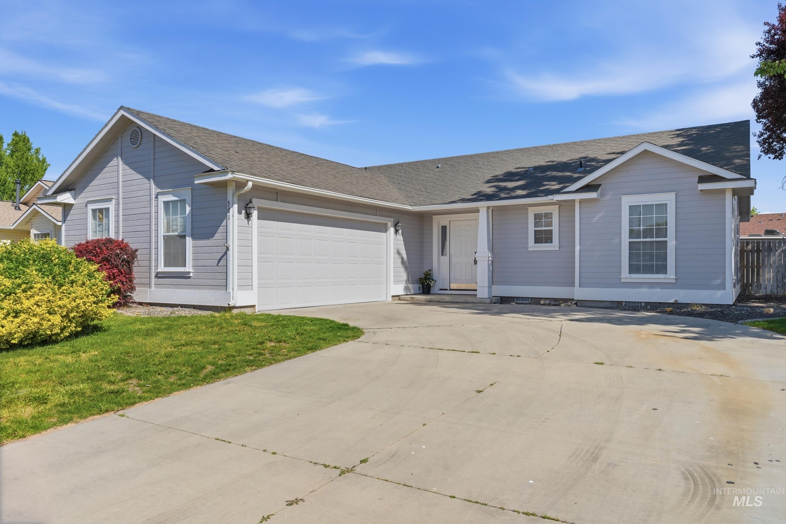 501 Knights Circle, Nampa, Idaho 83687, 3 Bedrooms, 2 Bathrooms, Residential For Sale, Price $380,000, 98985227
