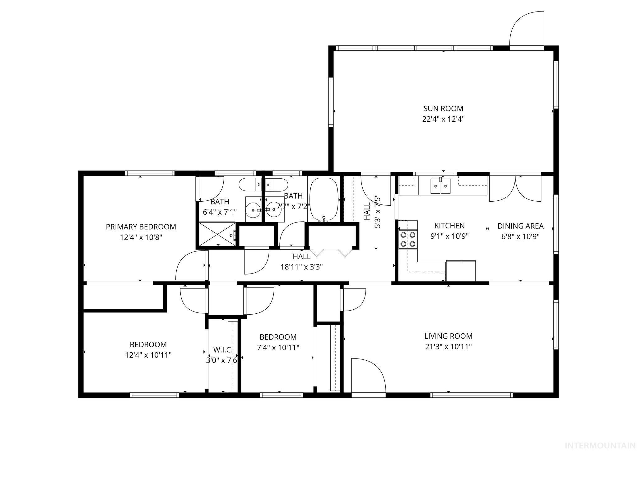 3728 N 2700 E, Twin Falls, Idaho 83301, 3 Bedrooms, 2 Bathrooms, Residential For Sale, Price $315,000,MLS 98985284