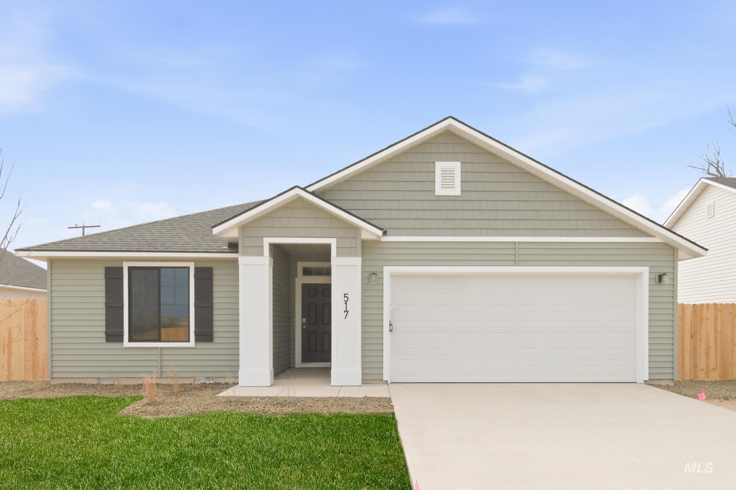 16656 N Shorthorn Lp, Nampa, Idaho 83651, 4 Bedrooms, 2 Bathrooms, Residential For Sale, Price $434,990, 98985555