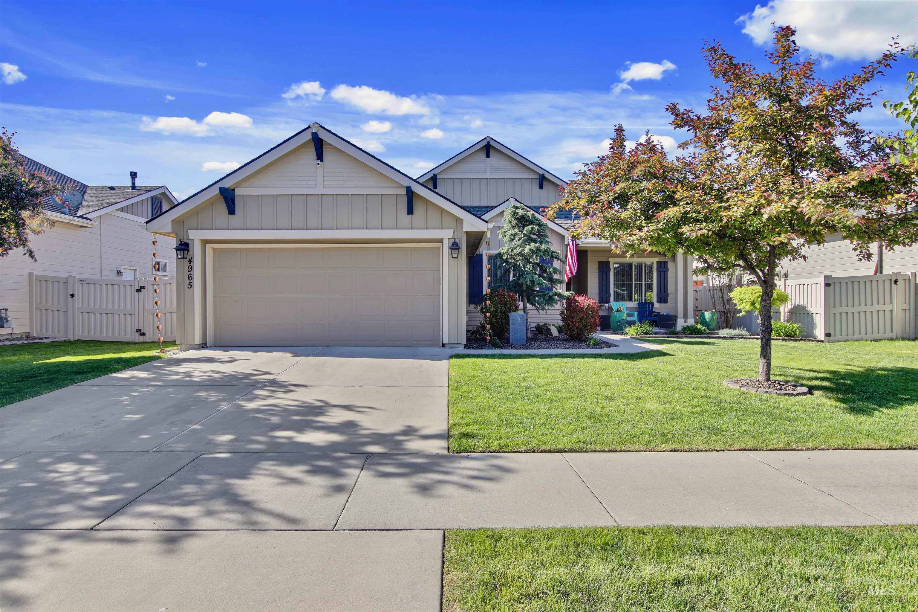 4965 W Torana, Meridian, Idaho 83646, 4 Bedrooms, 2 Bathrooms, Residential For Sale, Price $550,000,MLS 98985565