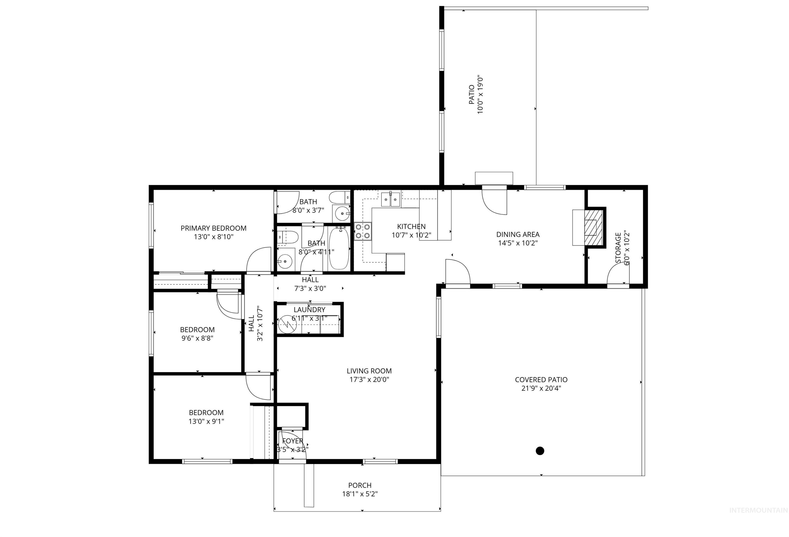 1824 Poplar St., Caldwell, Idaho 83605, 3 Bedrooms, 1.5 Bathrooms, Residential Income For Sale, Price $549,900,MLS 98985590