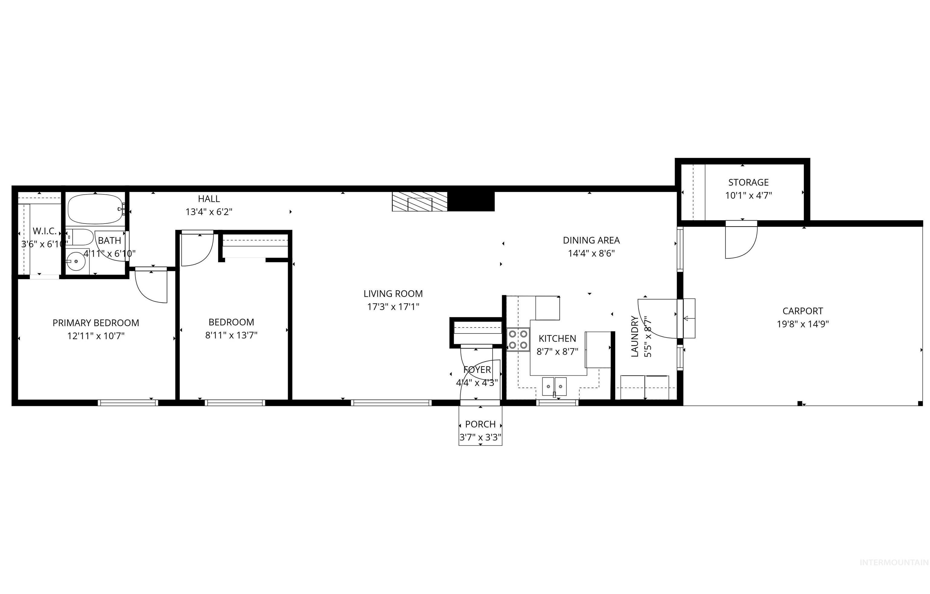 1820 Poplar St., Caldwell, Idaho 83605, 2 Bedrooms, 1 Bathroom, Residential Income For Sale, Price $549,900,MLS 98985603