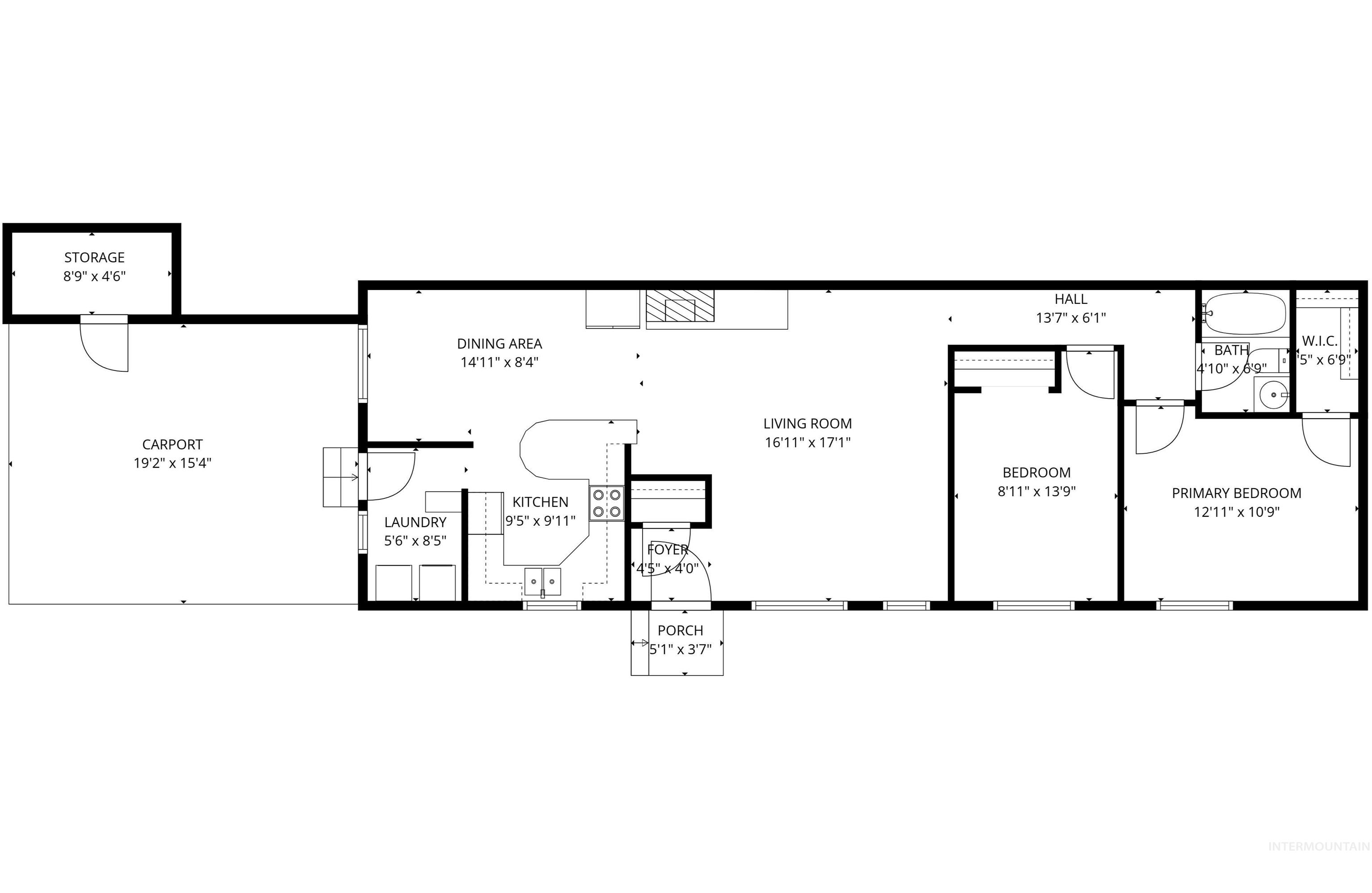 1820 Poplar St., Caldwell, Idaho 83605, 2 Bedrooms, 1 Bathroom, Residential Income For Sale, Price $549,900,MLS 98985603