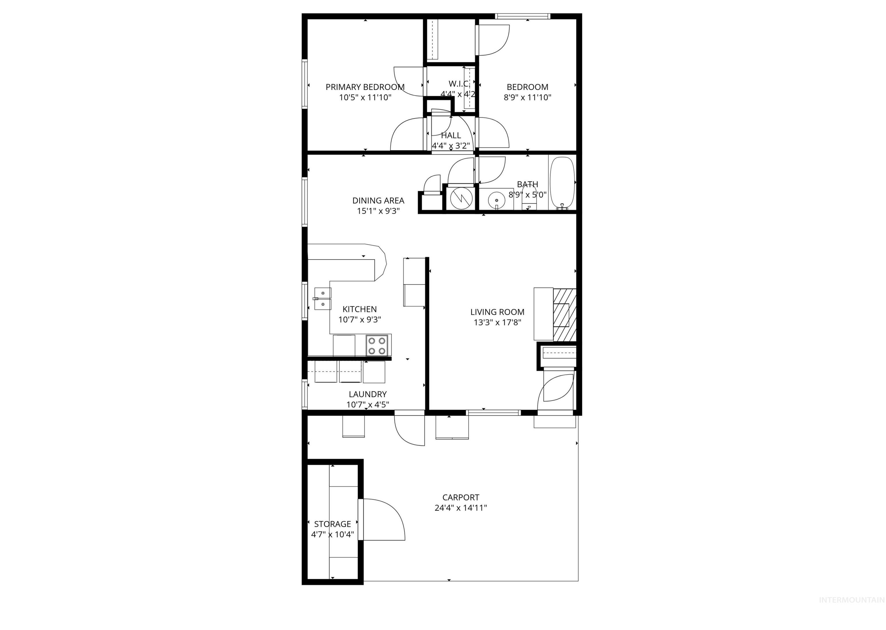 1820 Poplar St., Caldwell, Idaho 83605, 2 Bedrooms, 1 Bathroom, Residential Income For Sale, Price $549,900,MLS 98985603