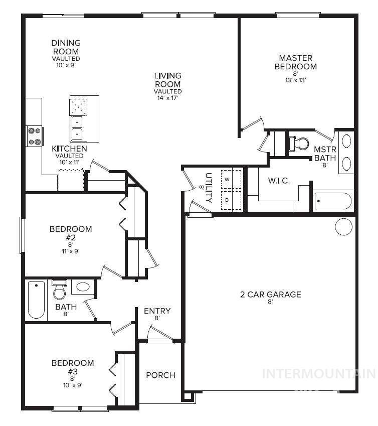 19576 Newhall Pl, Caldwell, Idaho 83605, 3 Bedrooms, 2 Bathrooms, Residential For Sale, Price $384,900,MLS 98985609