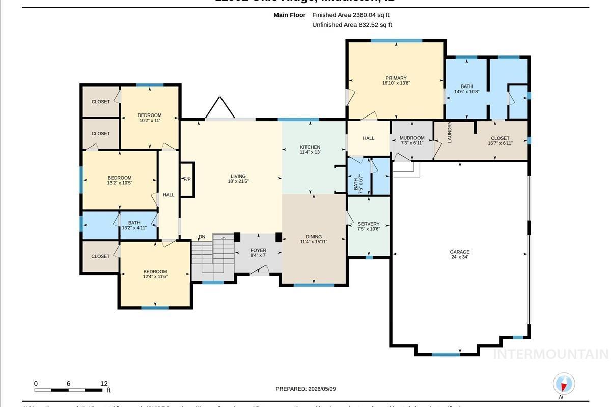12901 Okie Ridge, Middleton, Idaho 83644, 4 Bedrooms, 3.5 Bathrooms, Residential For Sale, Price $1,449,000, 98985663
