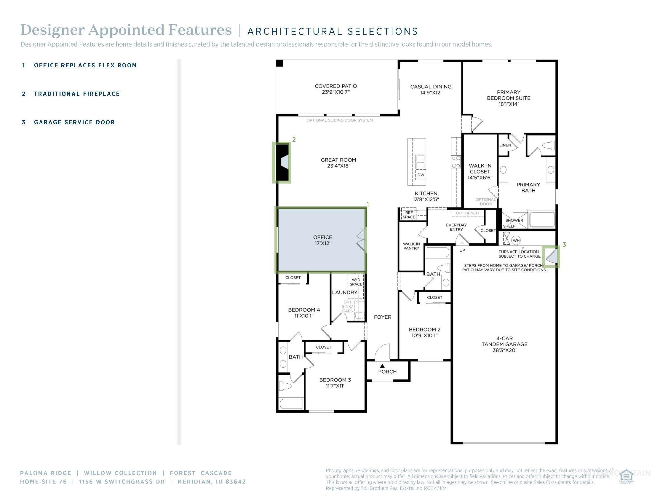1156 W Switchgrass Dr, Meridian, Idaho 83642, 4 Bedrooms, 3 Bathrooms, Residential For Sale, Price $689,000,MLS 98985742