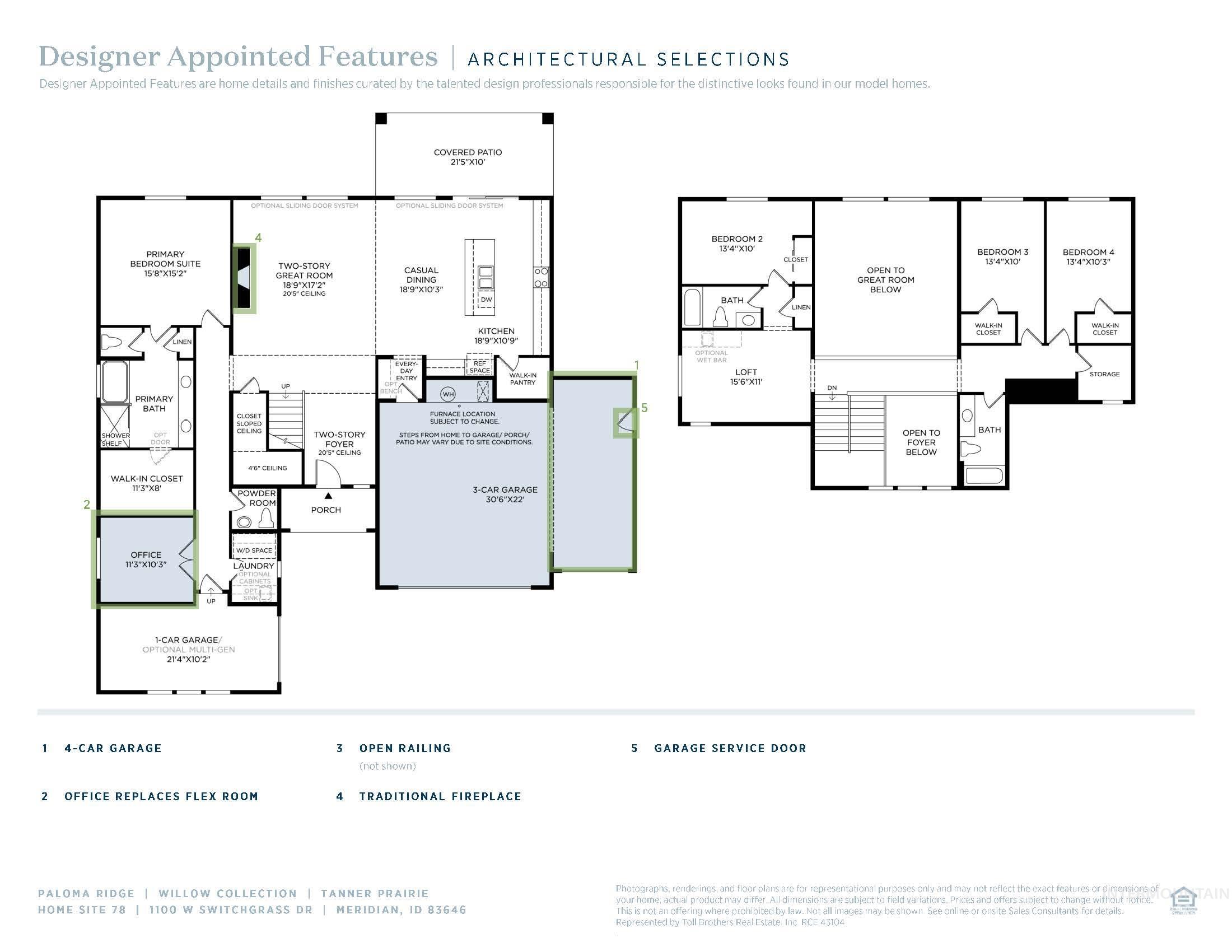 1100 W Switchgrass Dr, Meridian, Idaho 83642, 4 Bedrooms, 3.5 Bathrooms, Residential For Sale, Price $799,000, 98985743
