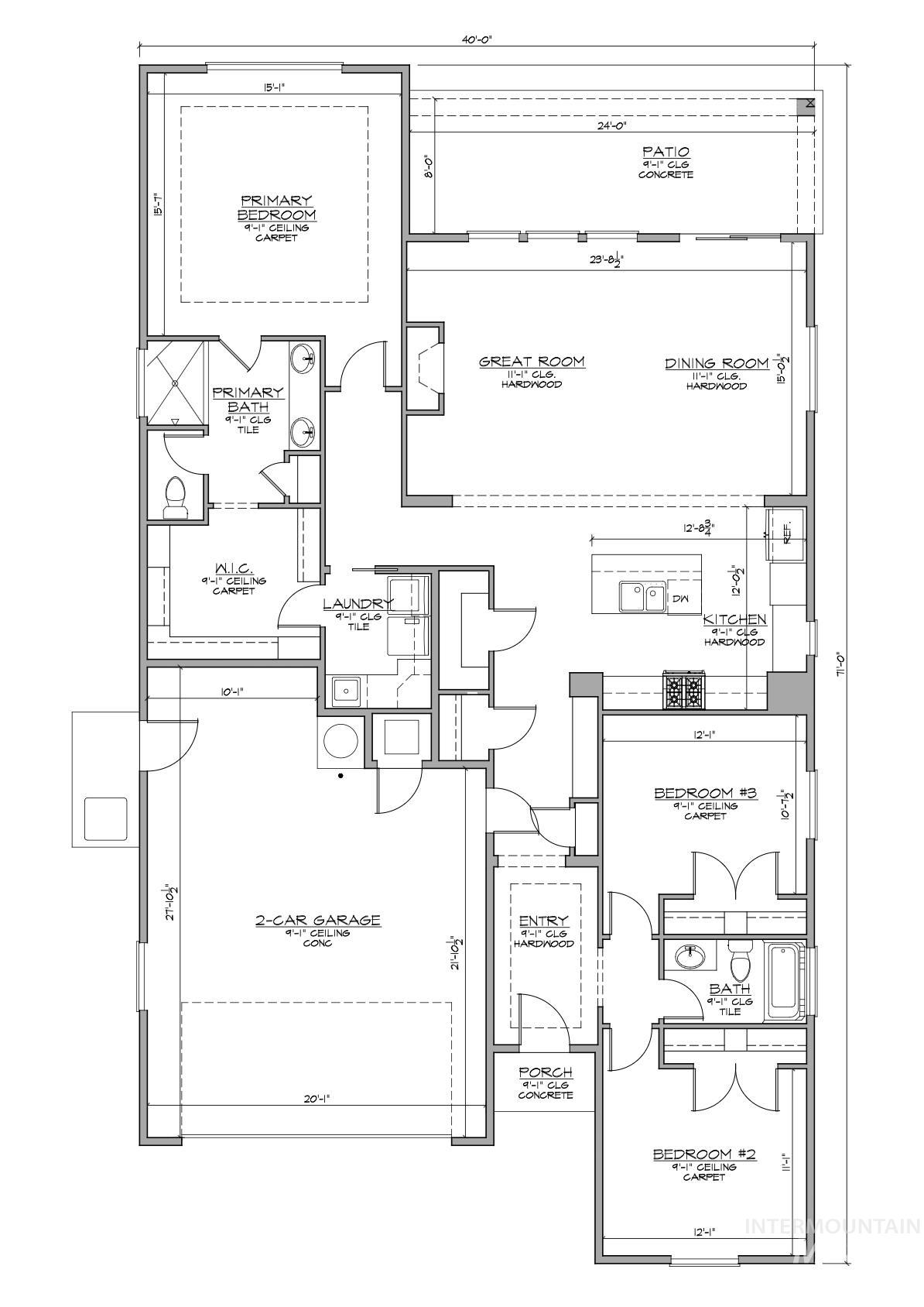 7135 N Valley Breeze Ave, Meridian, Idaho 83646, 3 Bedrooms, 2 Bathrooms, Residential For Sale, Price $589,900,MLS 98985974
