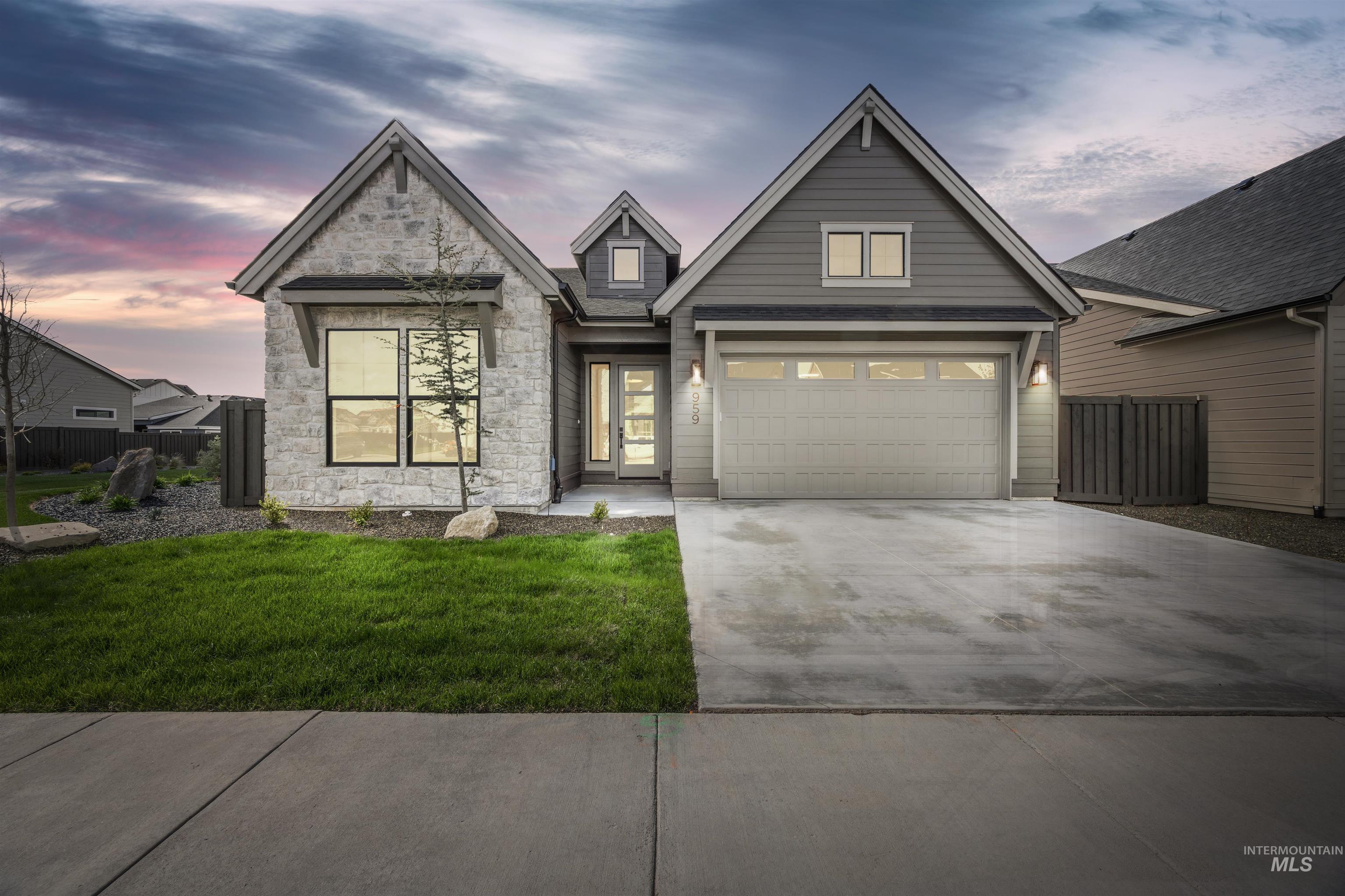 959 E Crescendo St, Meridian, Idaho 83642, 3 Bedrooms, 2.5 Bathrooms, Residential For Sale, Price $699,777,MLS 98985977