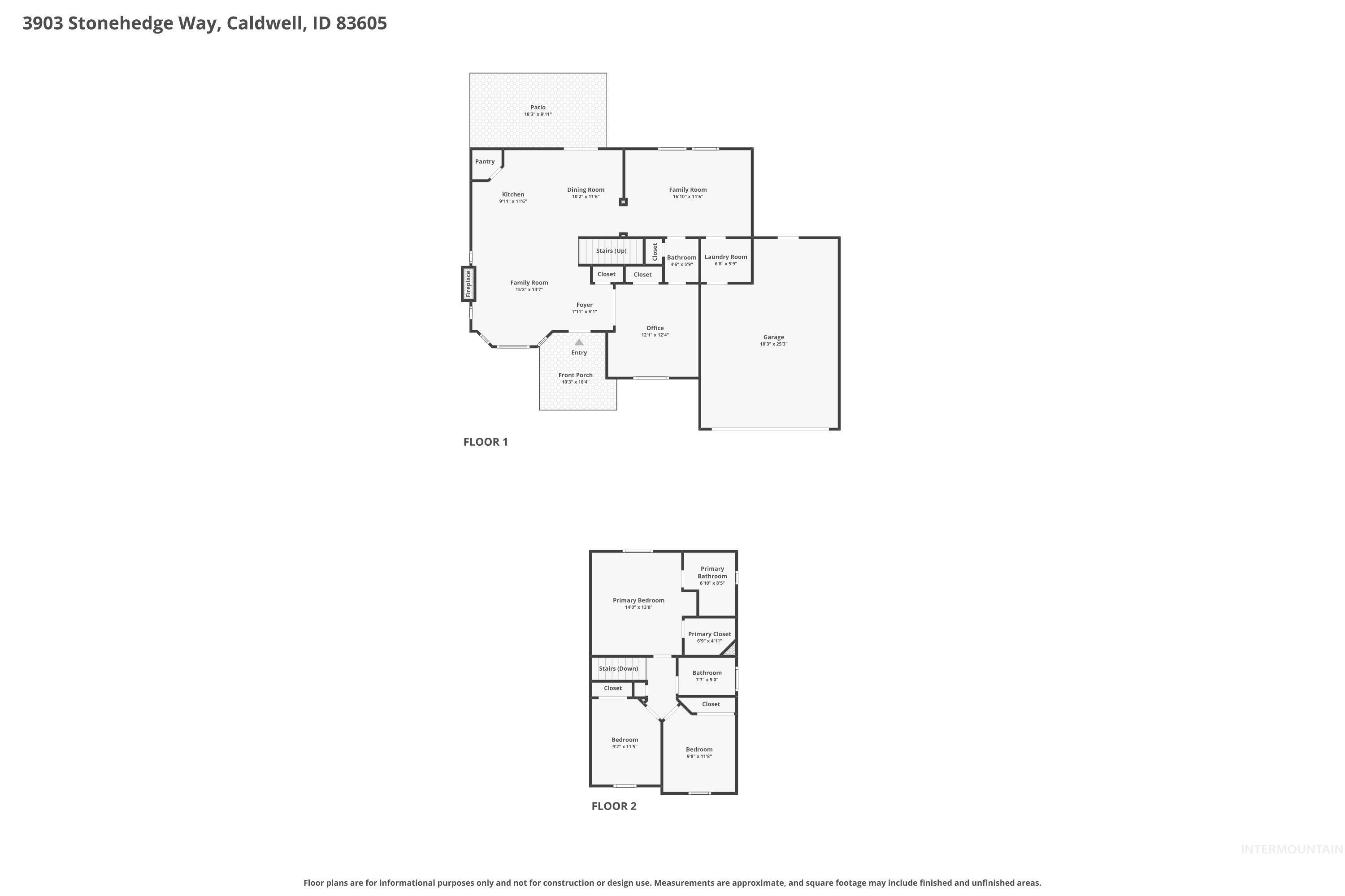 3903 Stonehedge Way, Caldwell, Idaho 83605-7317, 4 Bedrooms, 2.5 Bathrooms, Residential For Sale, Price $384,900,MLS 98985982