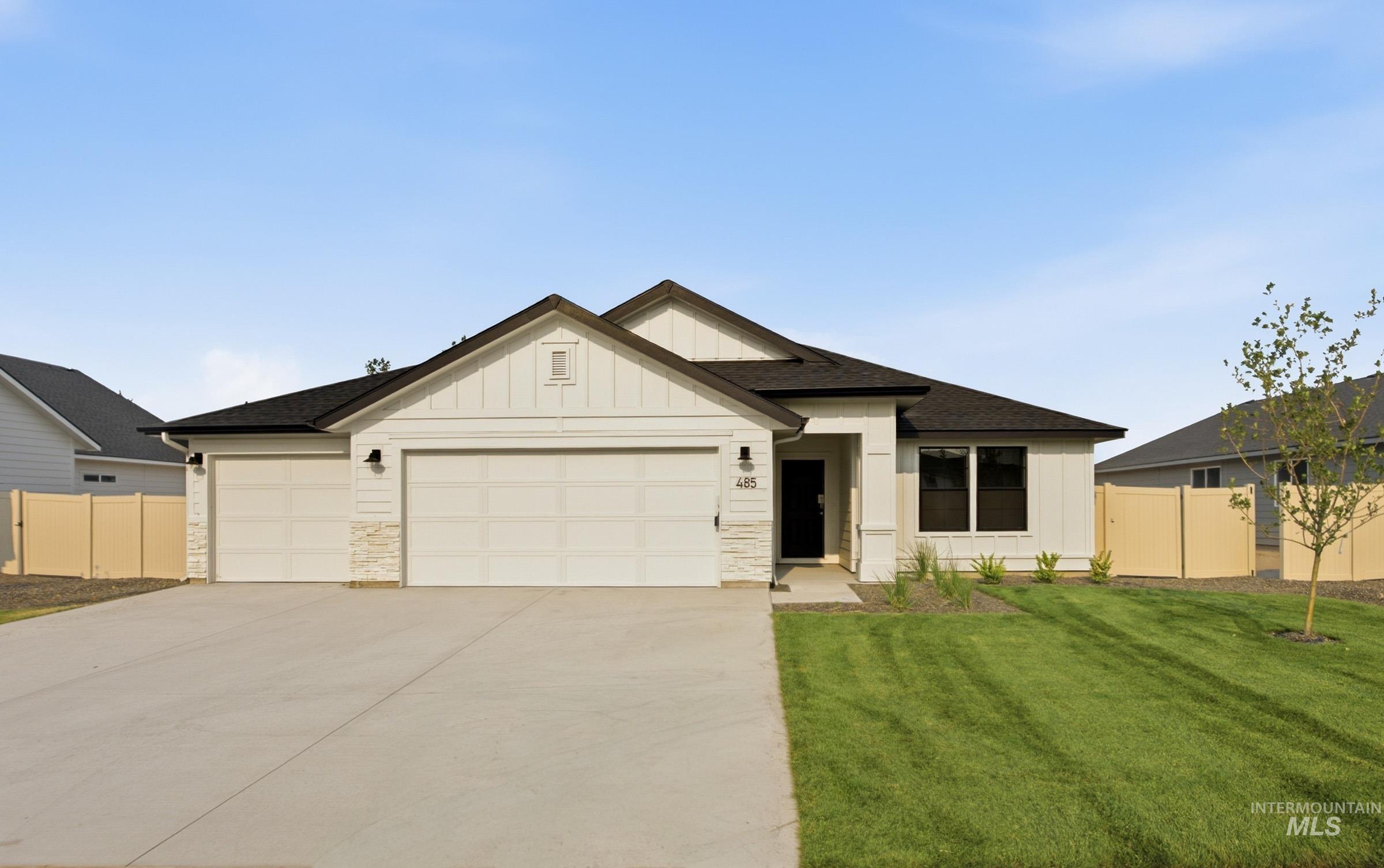 485 Waverly Ave, Middleton, Idaho 83644, 3 Bedrooms, 2 Bathrooms, Residential For Sale, Price $444,990,MLS 98986275