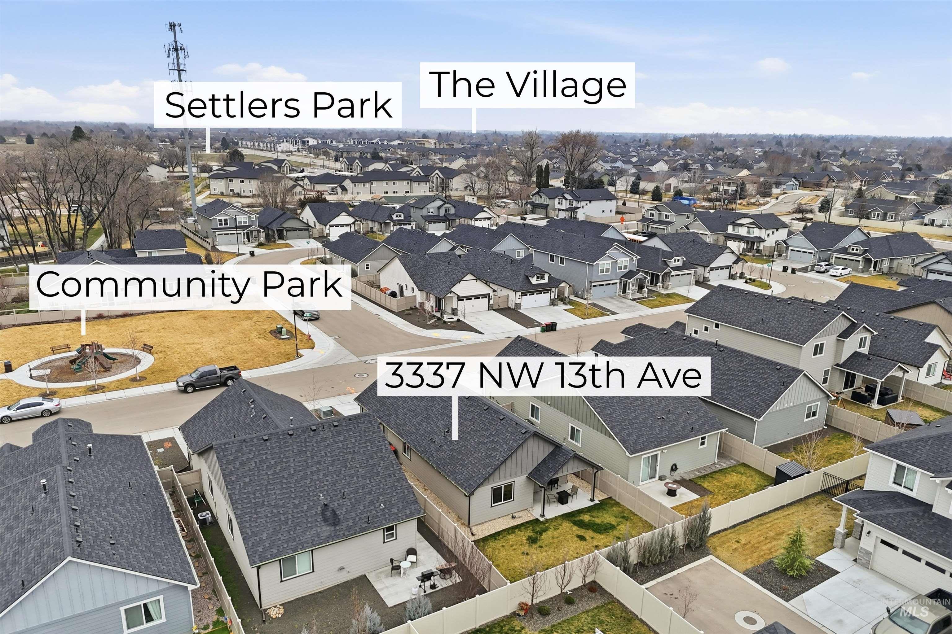 3337 NW 13th Ave, Meridian, Idaho 83646, 2 Bedrooms, 2 Bathrooms, Residential For Sale, Price $408,000, 98986389
