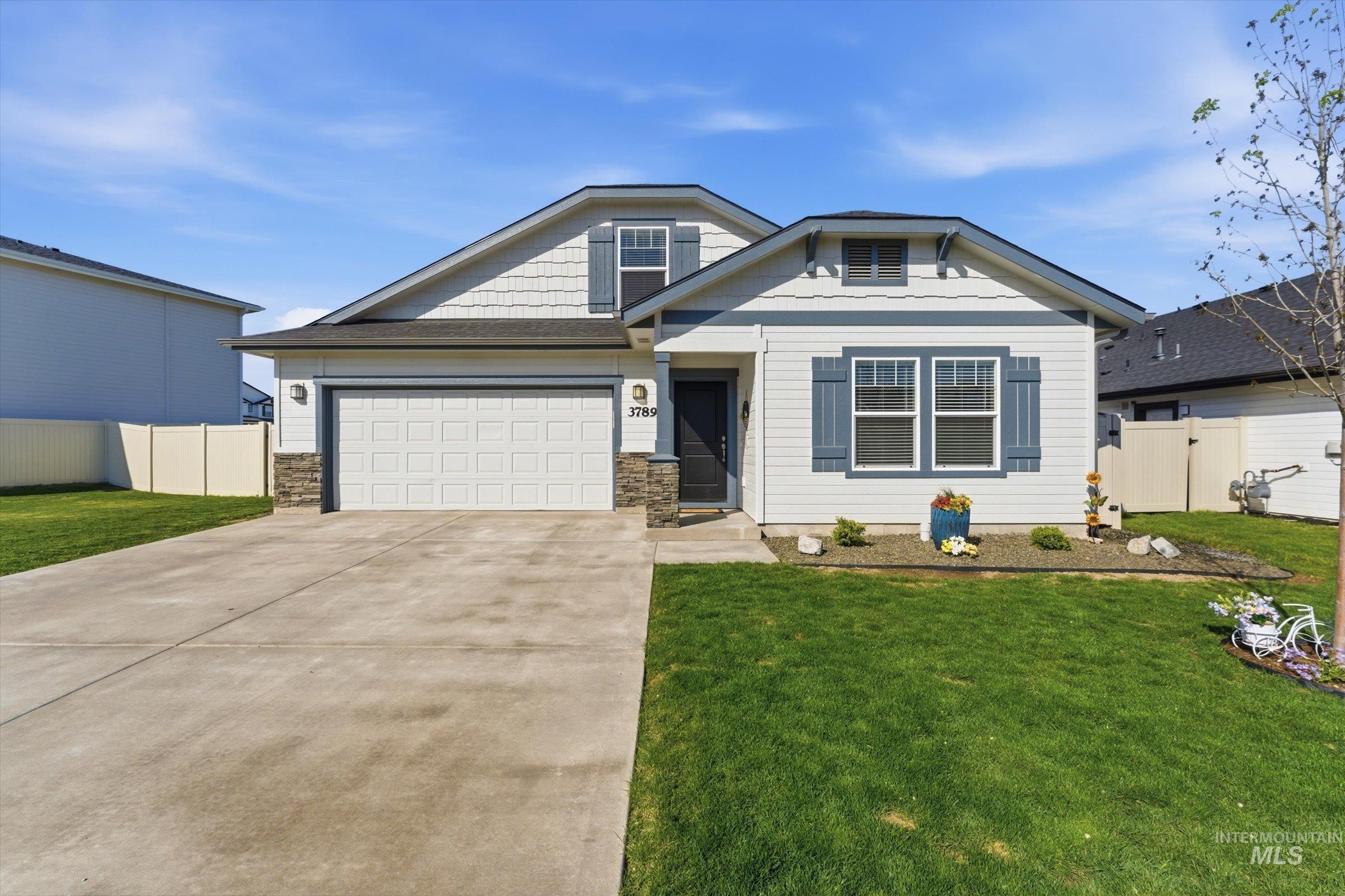 3789 S Walnut Ridge Way, Nampa, Idaho 83686, 4 Bedrooms, 2 Bathrooms, Residential For Sale, Price $509,000, 98986393