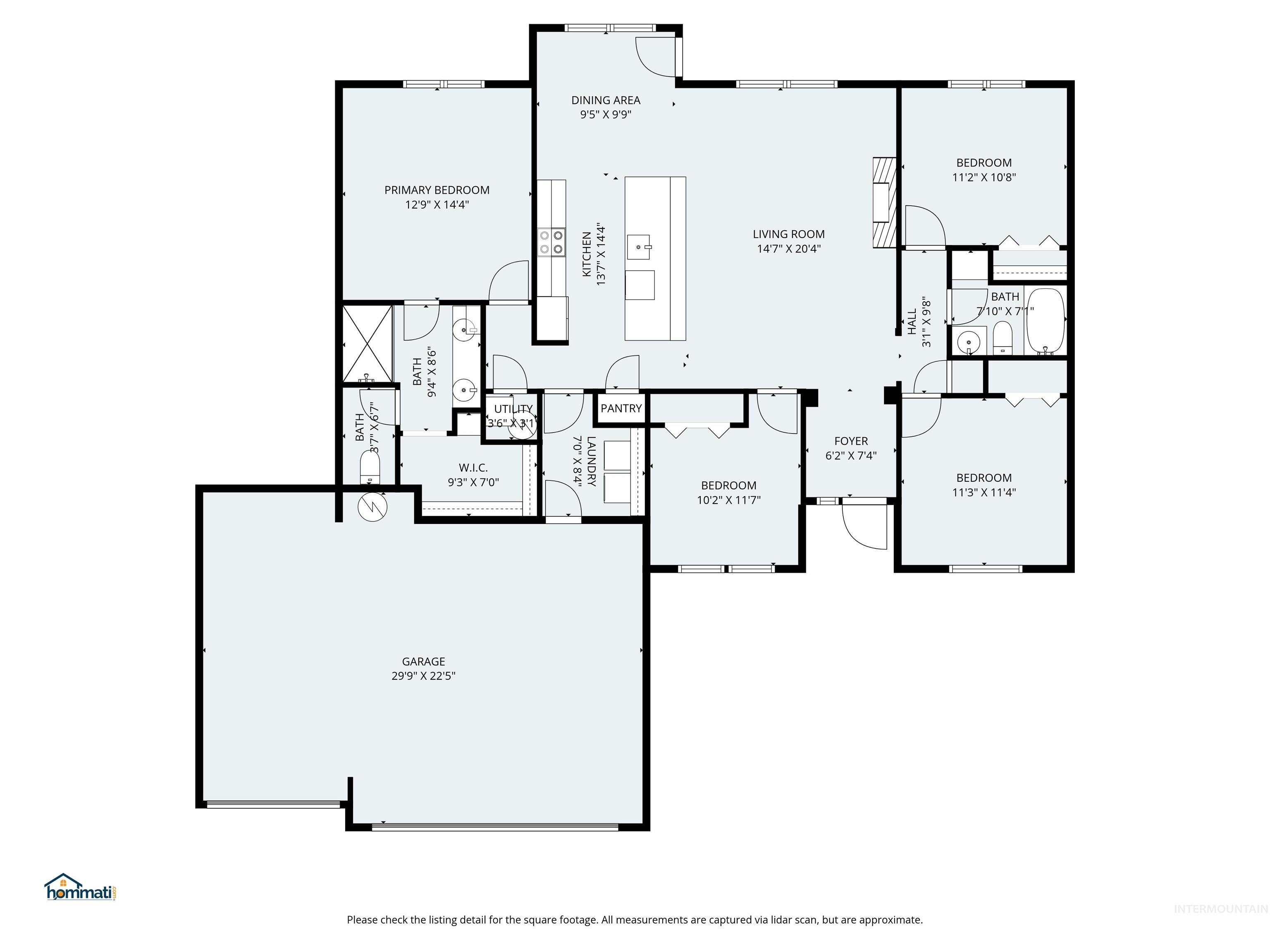 17413 N Santimon Way, Nampa, Idaho 83687, 4 Bedrooms, 2 Bathrooms, Residential For Sale, Price $454,900,MLS 98986410