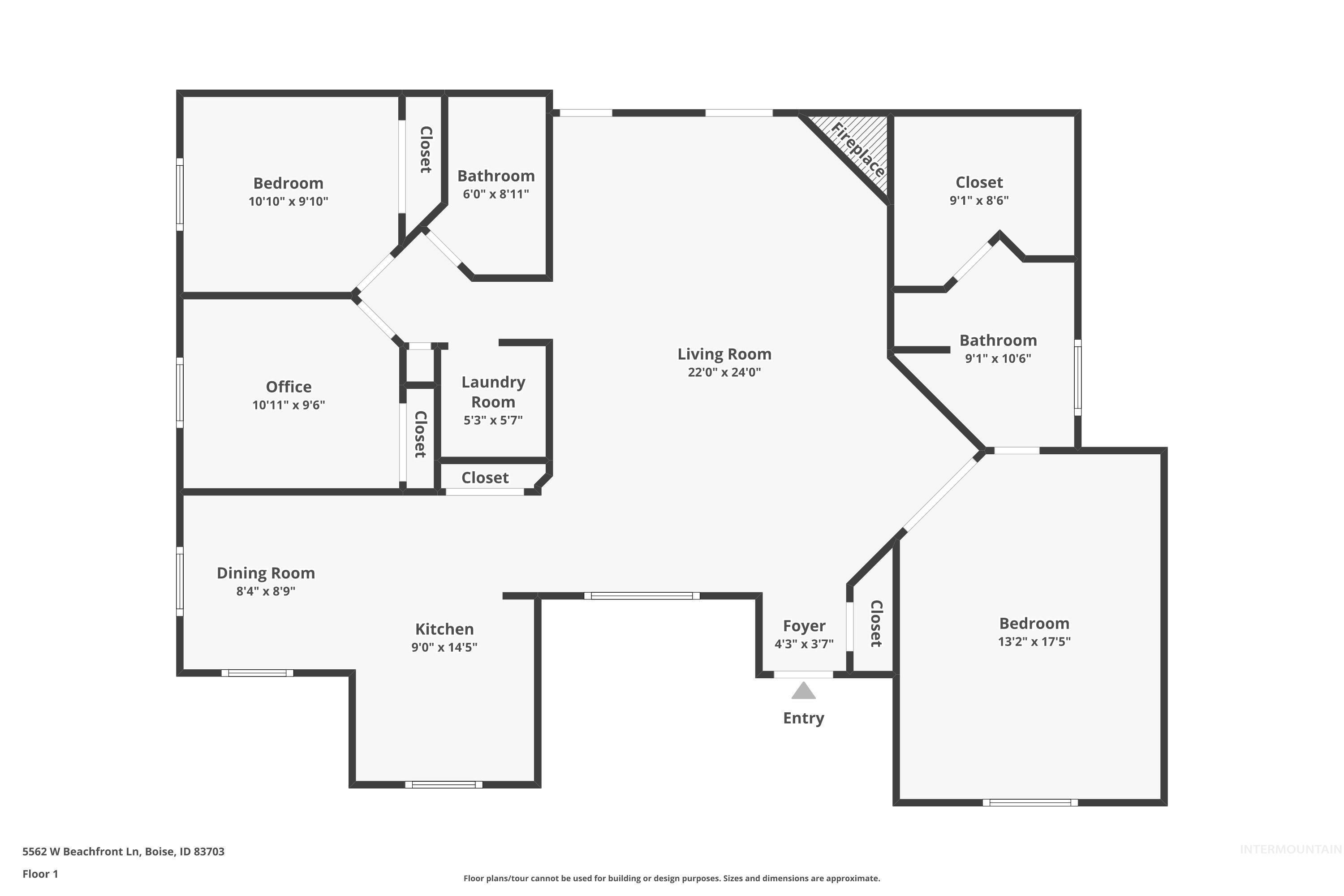5562 Beachfront Lane, Boise, Idaho 83703, 3 Bedrooms, 2 Bathrooms, Residential For Sale, Price $625,000, 98986564